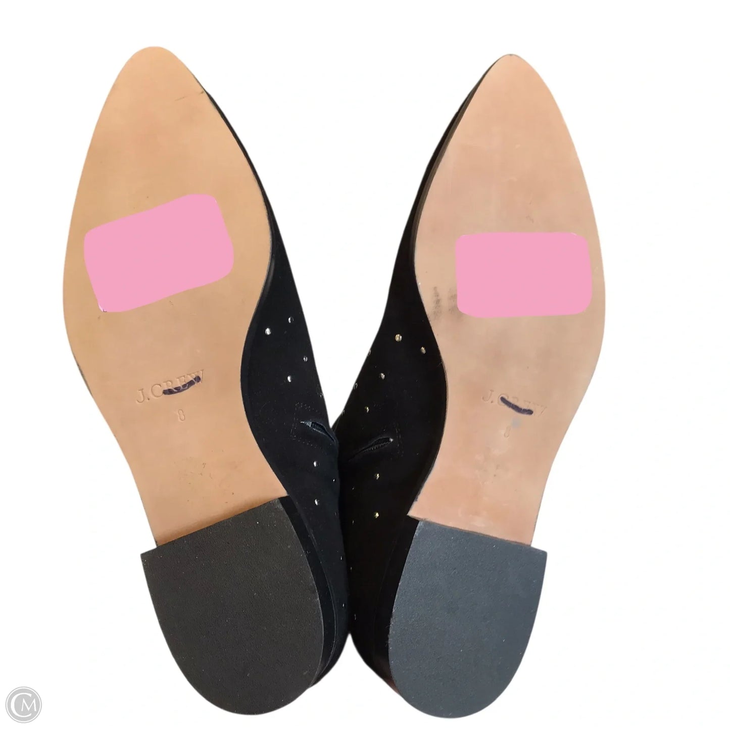 Boots Ankle Flats By J. Crew In Black & Silver, Size: 8