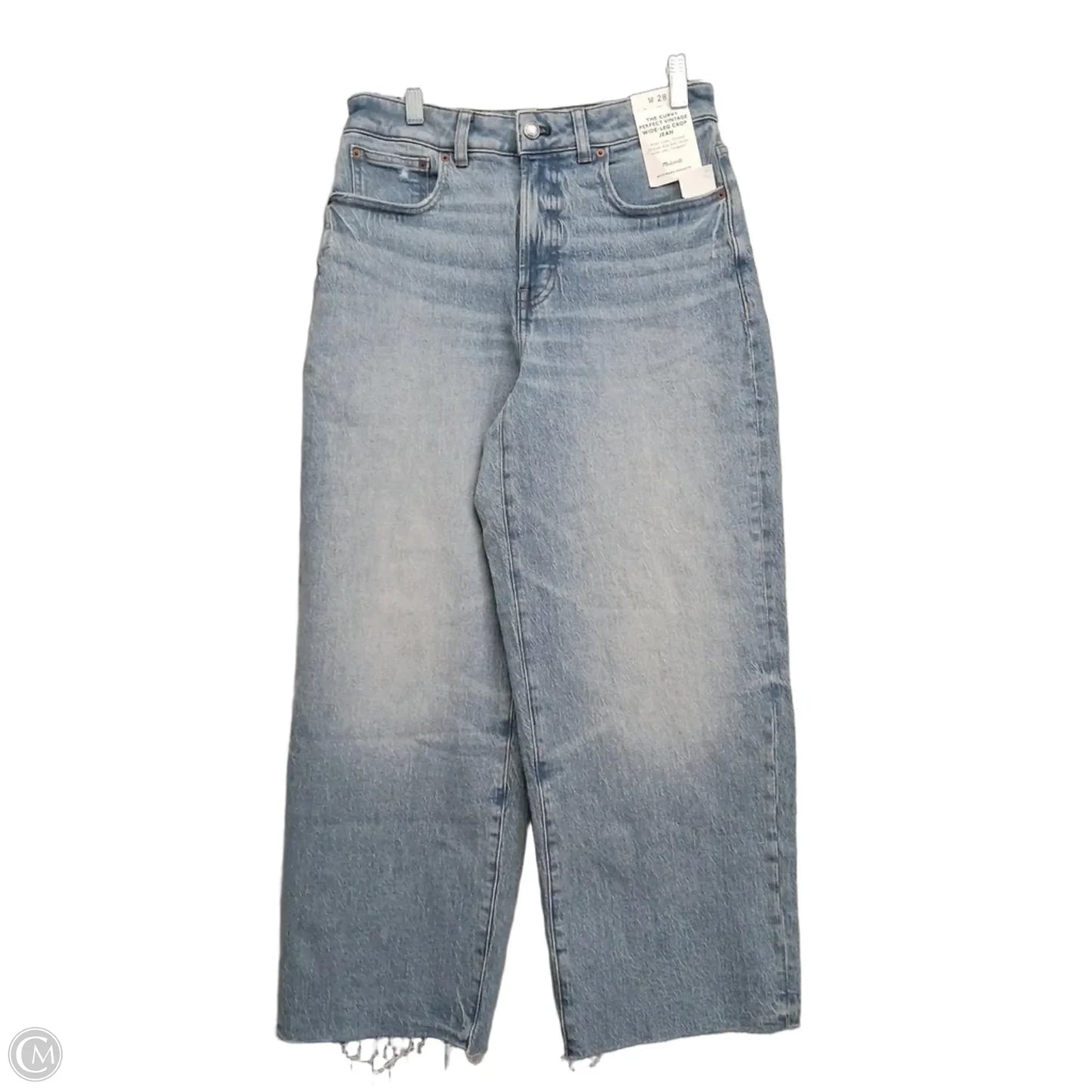 Jeans Wide Leg By Madewell In Blue Denim, Size: 6