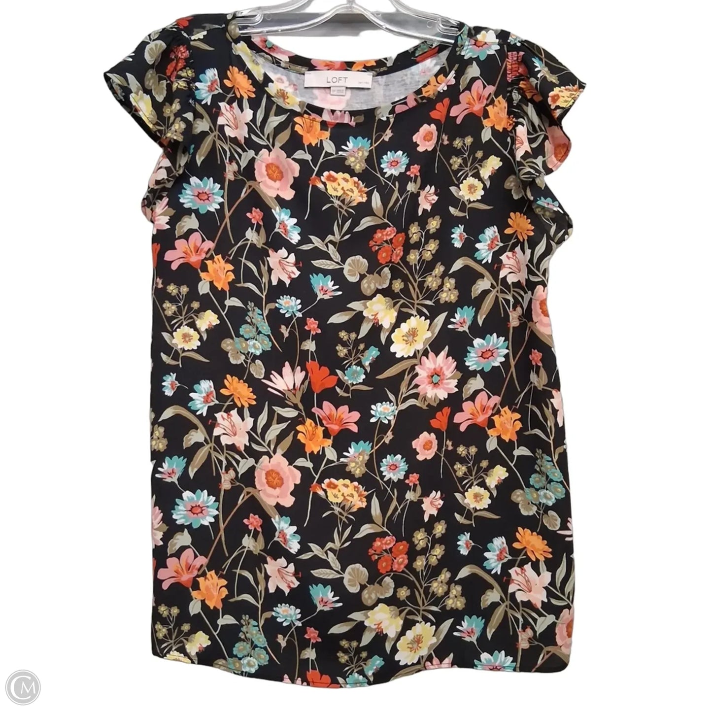 Top Sleeveless Basic By Loft In Floral Print, Size: Sp