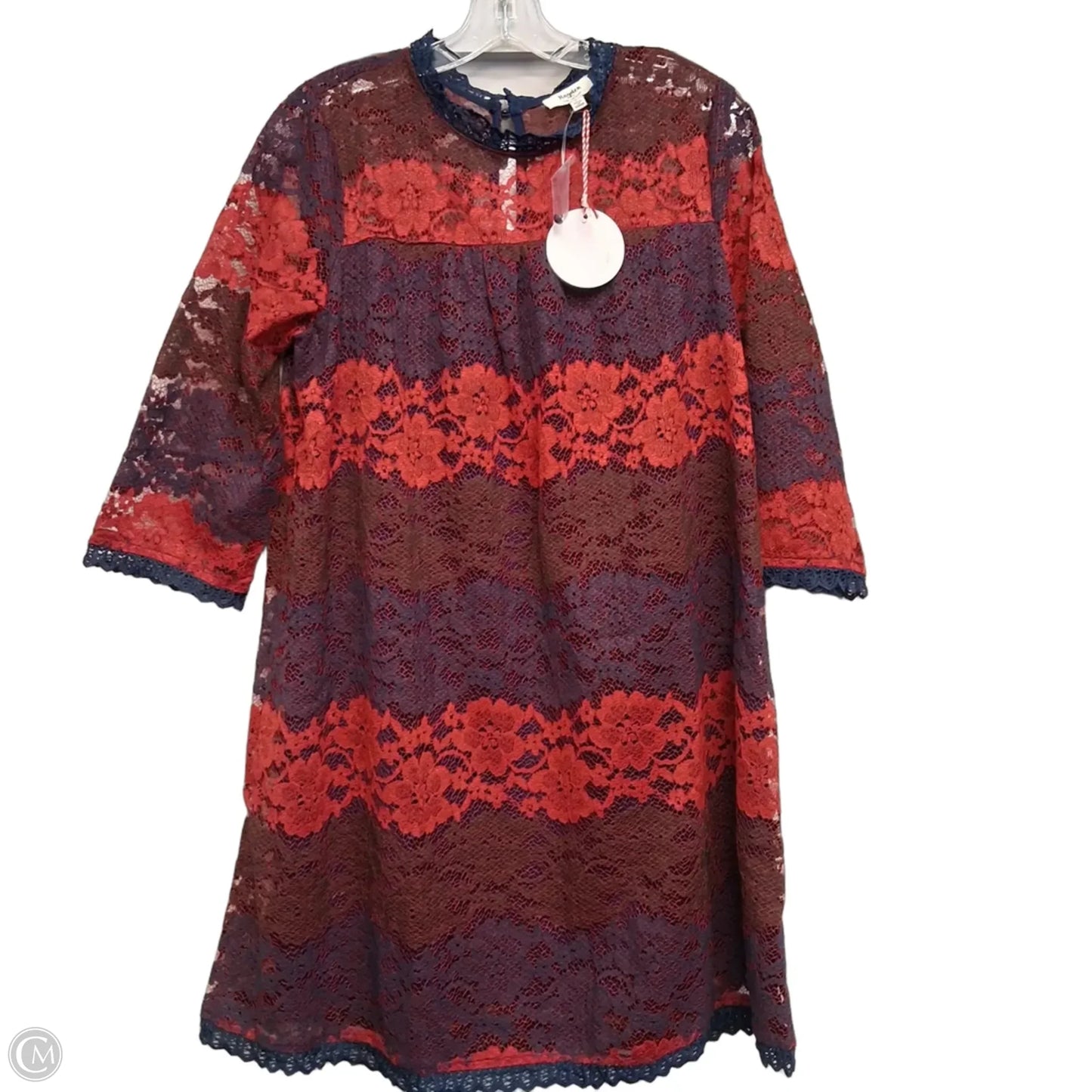 Dress Casual Short By Hayden La In Blue & Red, Size: L