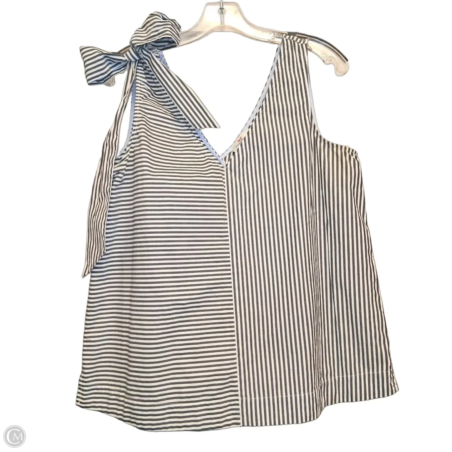 Top Sleeveless By Vineyard Vines In Striped Pattern, Size: M