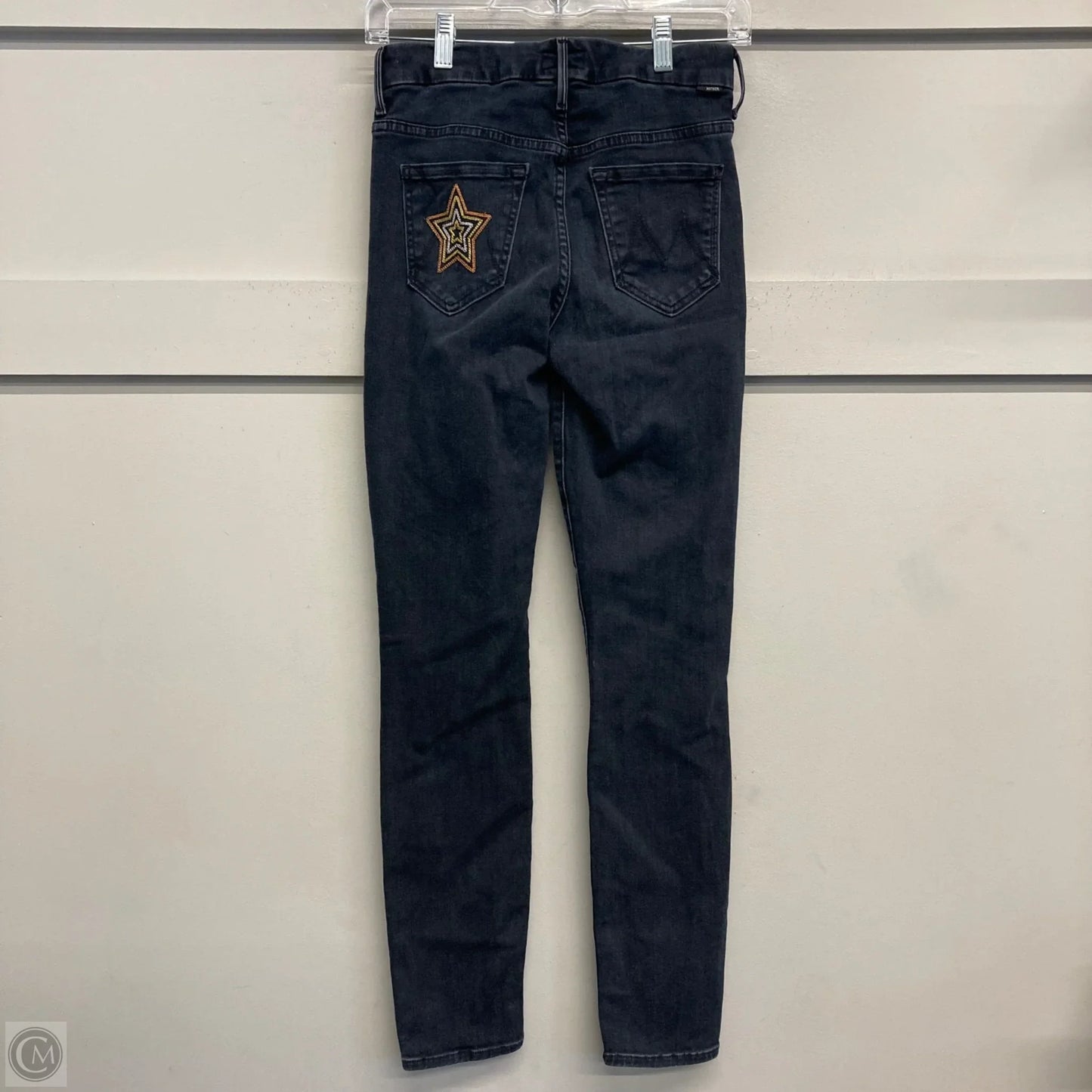 Jeans Skinny By Mother In Black, Size: 2