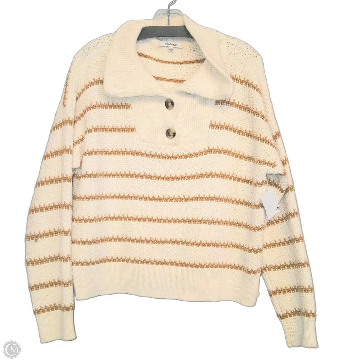 Sweater By Madewell In Striped Pattern, Size: M