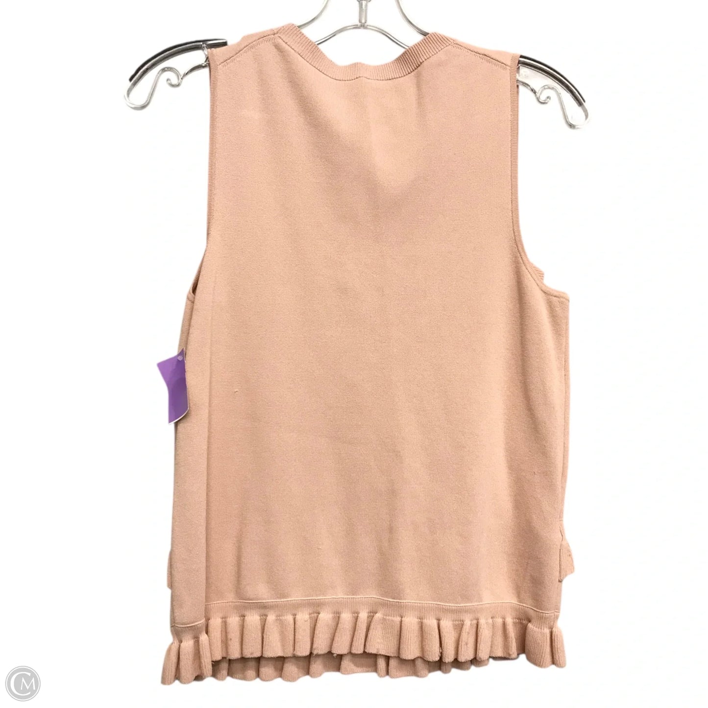 Top Sleeveless By Ann Taylor In Peach, Size: S