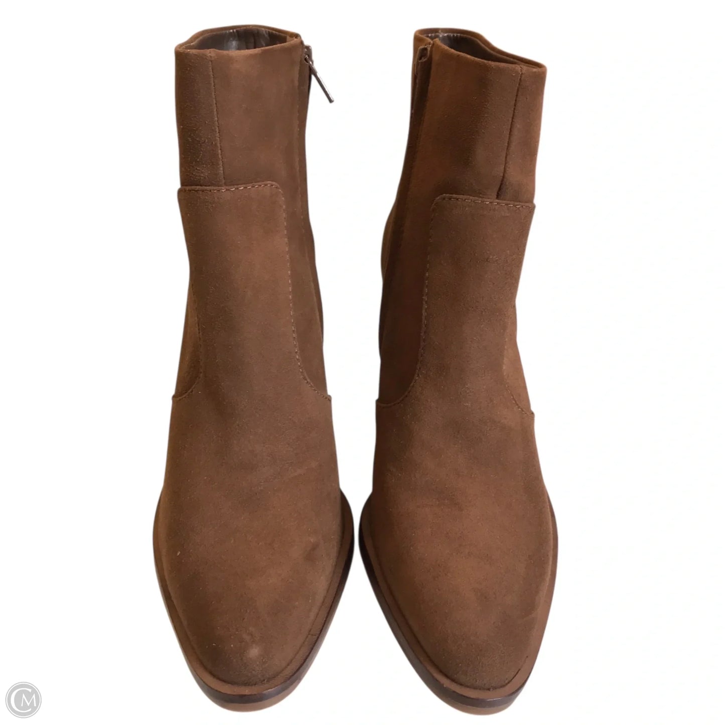 Boots Ankle Heels By Gianni Bini In Brown, Size: 8