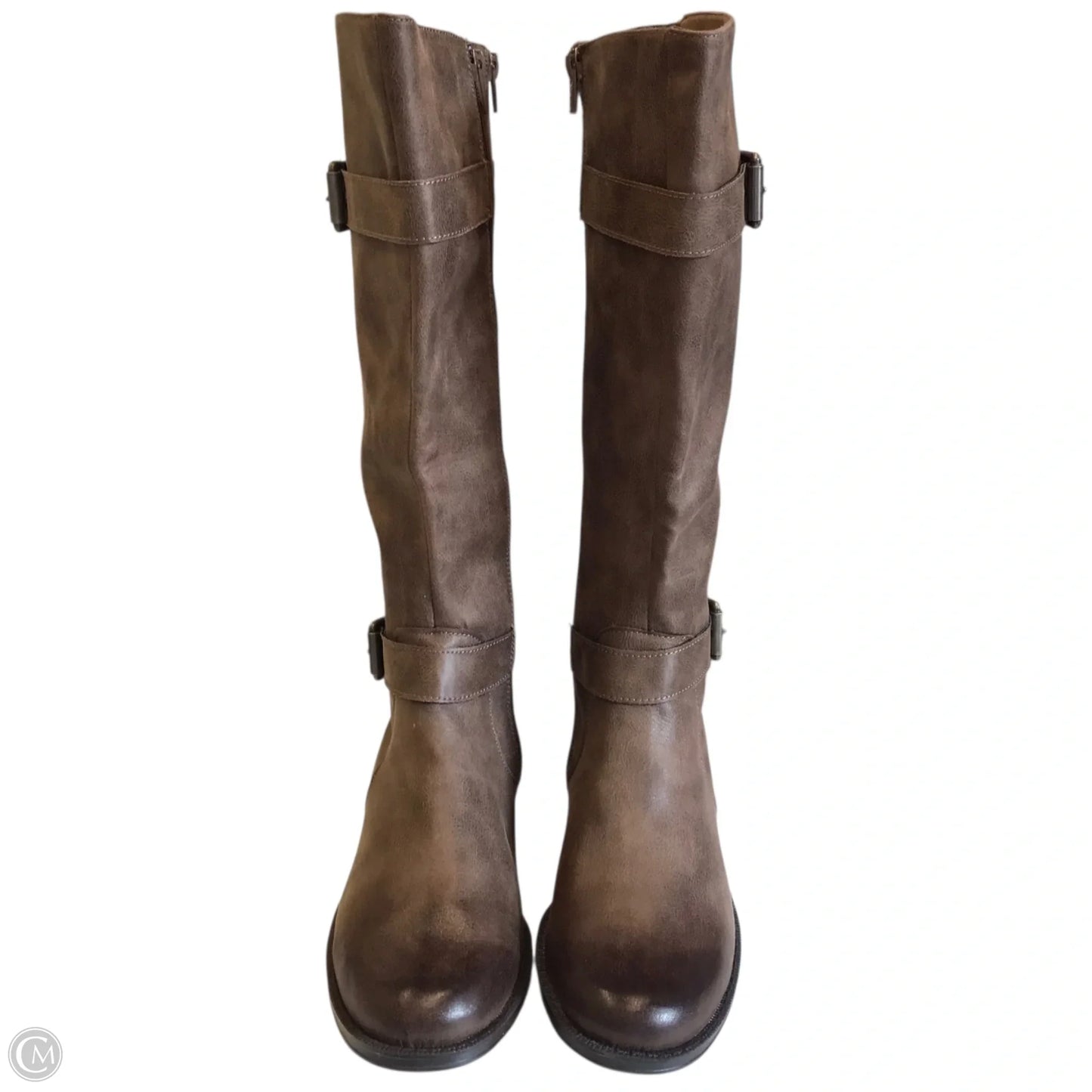 Boots Knee Flats By Aerosoles In Brown, Size: 9