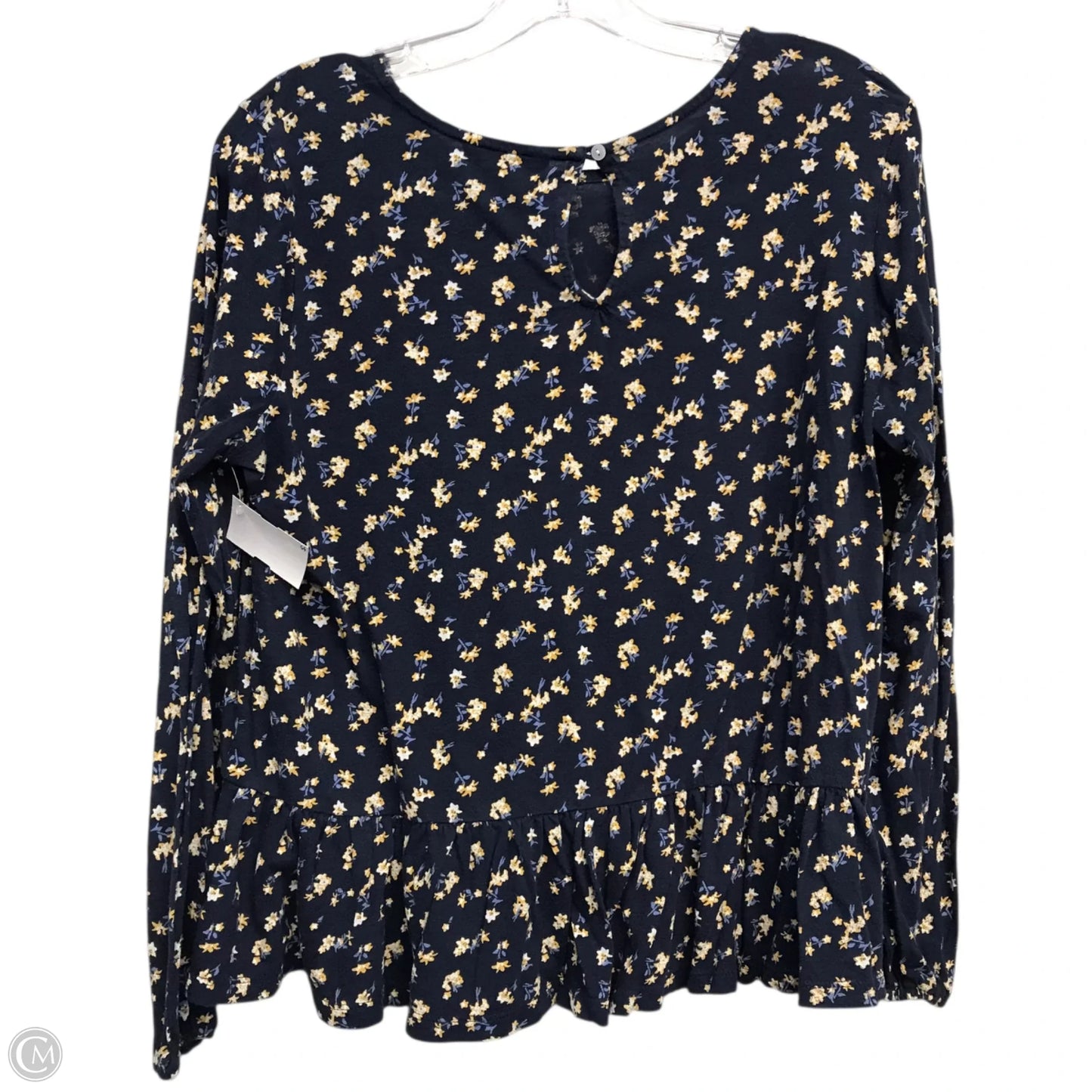 Top Long Sleeve By Lucky Brand In Floral Print, Size: M