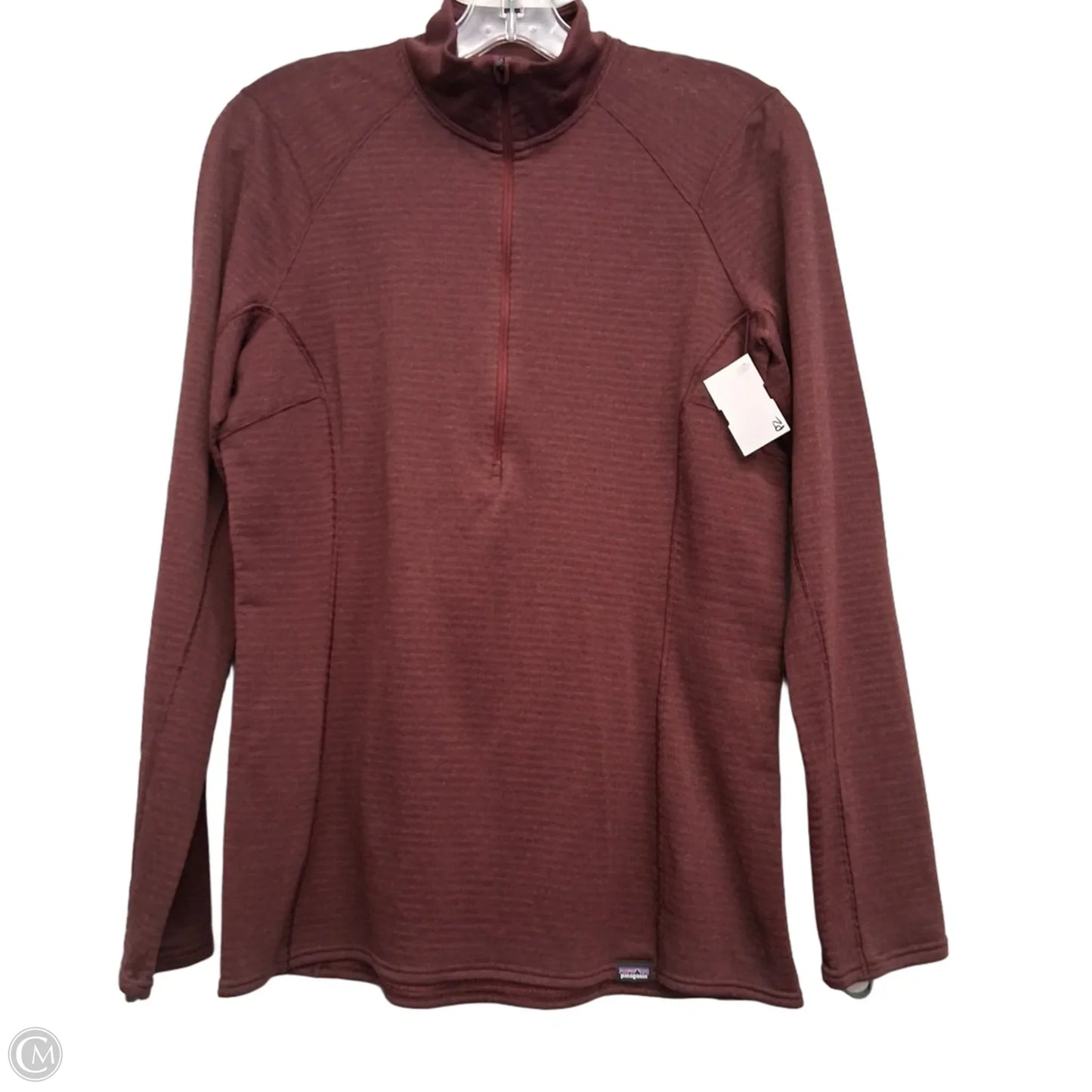 Athletic Top Long Sleeve Collar By Patagonia In Red, Size: M