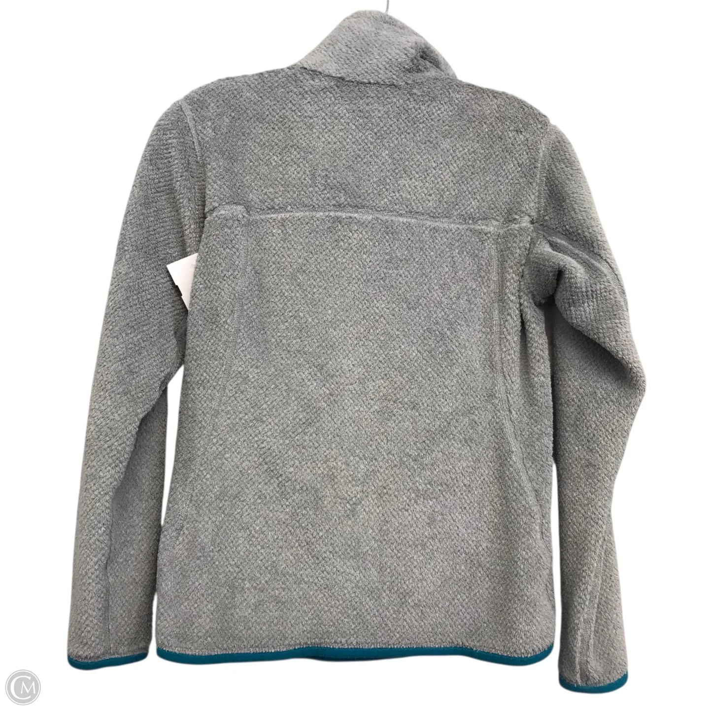Jacket Fleece By Patagonia In Grey, Size: S