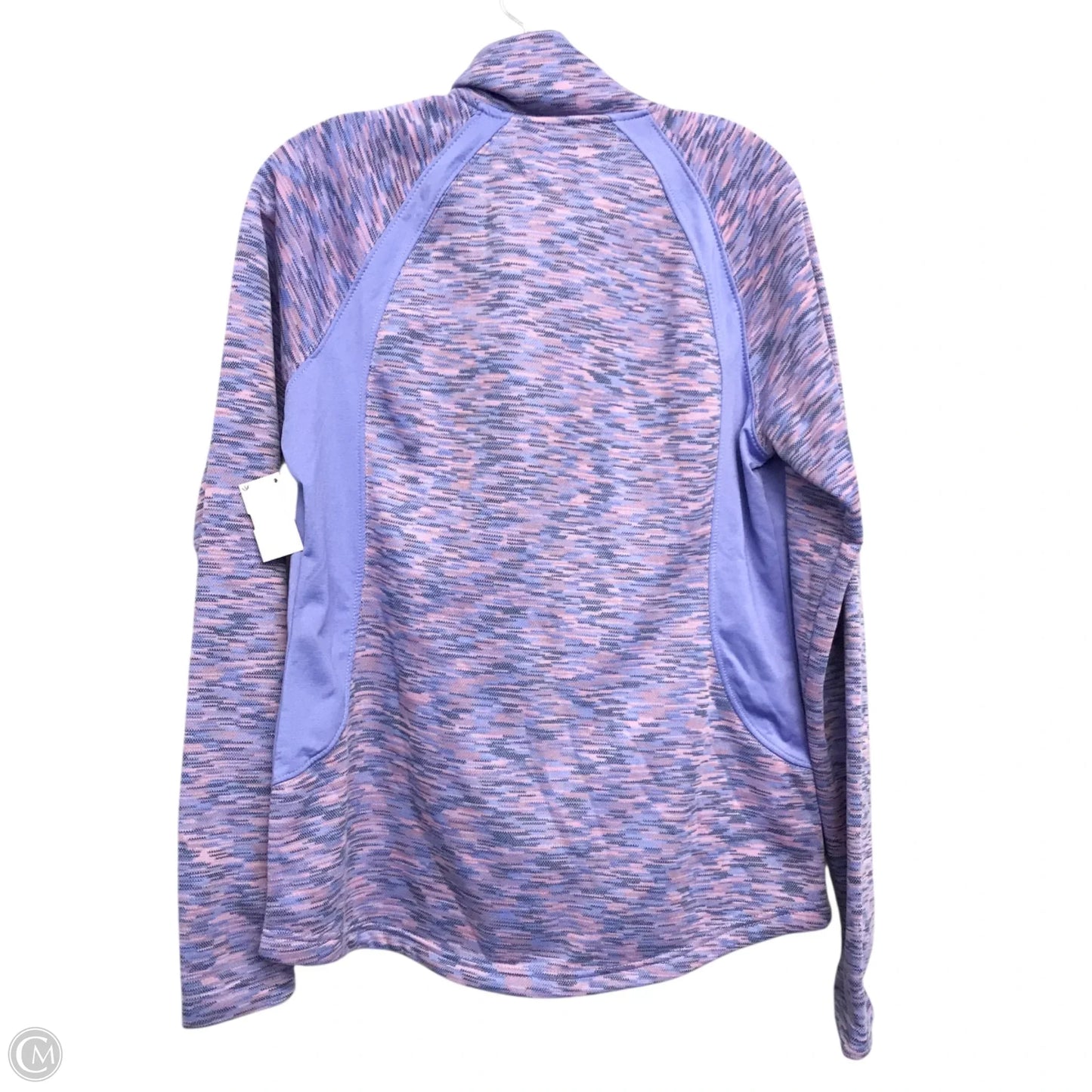 Athletic Jacket By Tek Gear In Purple, Size: L