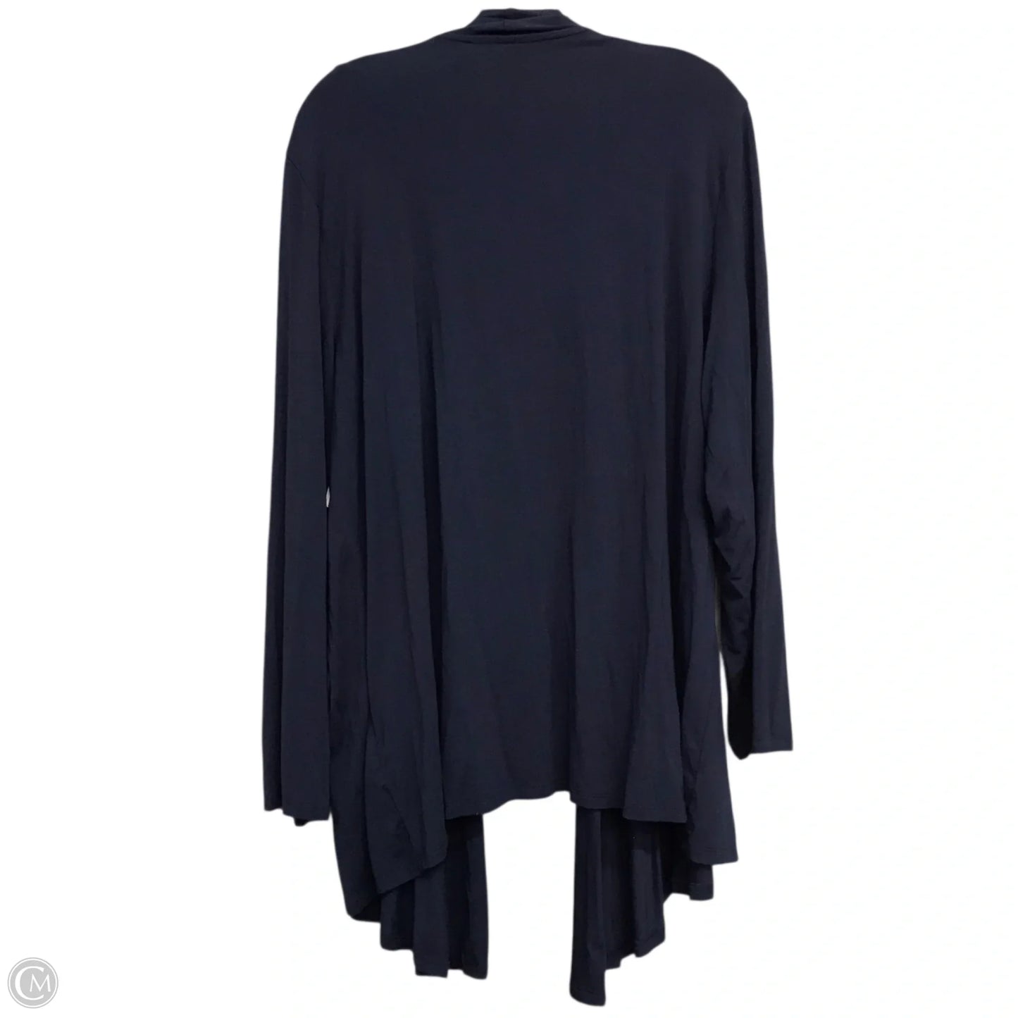 Cardigan By Karen Scott In Navy, Size: 1x
