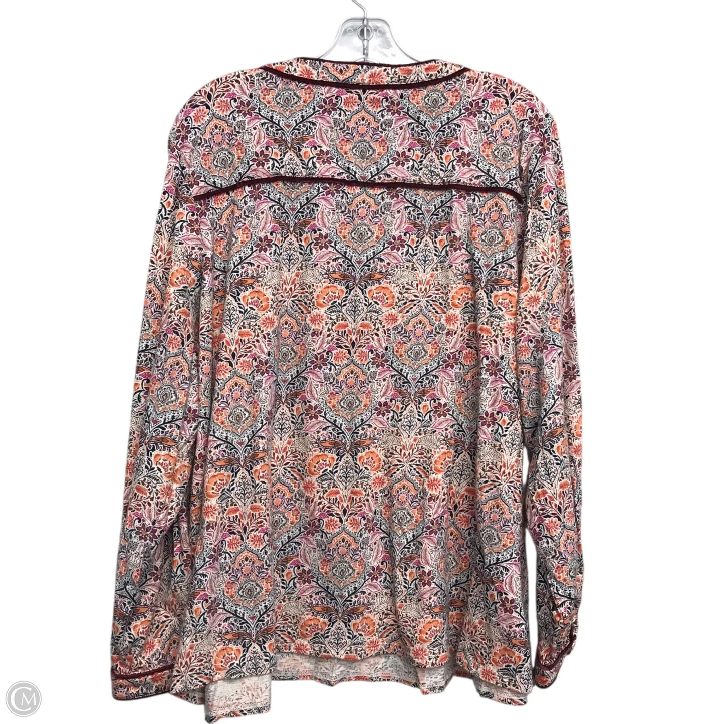 Top Long Sleeve By J. Jill In Multi-colored, Size: 2x