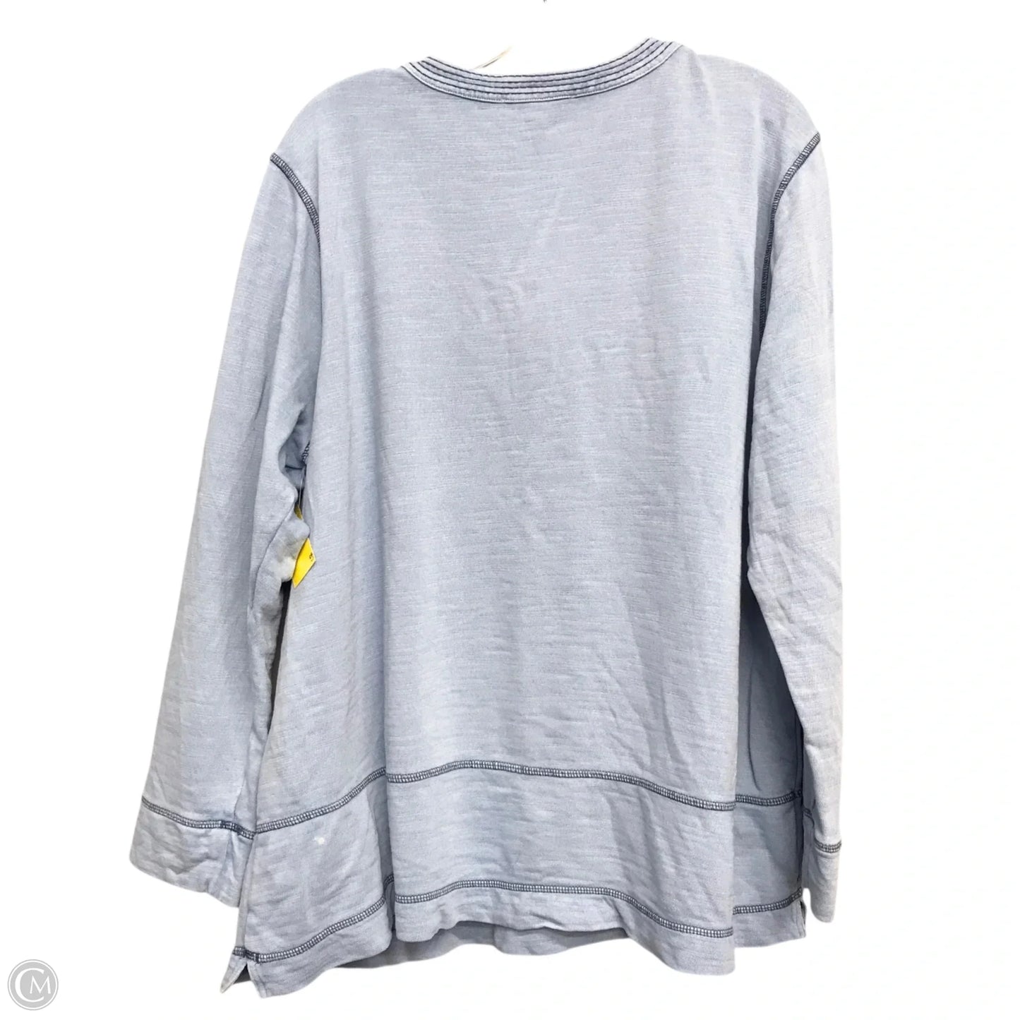 Top Long Sleeve By Pure Jill In Blue, Size: 2x