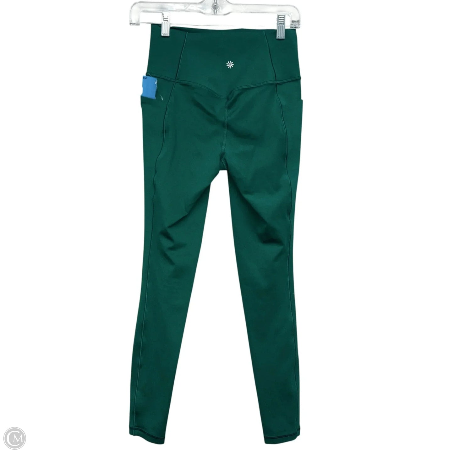 Athletic Leggings By Athleta In Green, Size: Xs