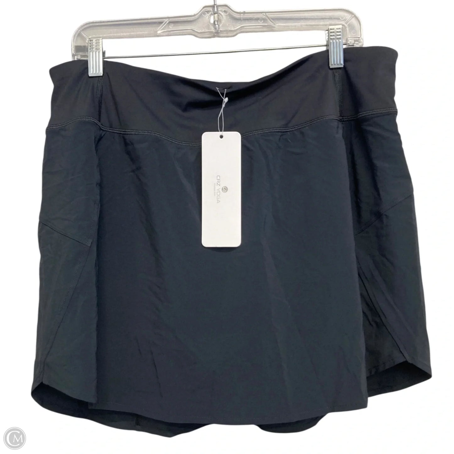 Athletic Skort By Crz Yoga In Black, Size: Xl