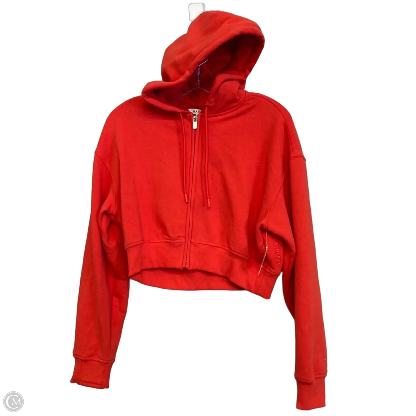 Athletic Sweatshirt Hoodie By Athleta In Orange, Size: Xxs