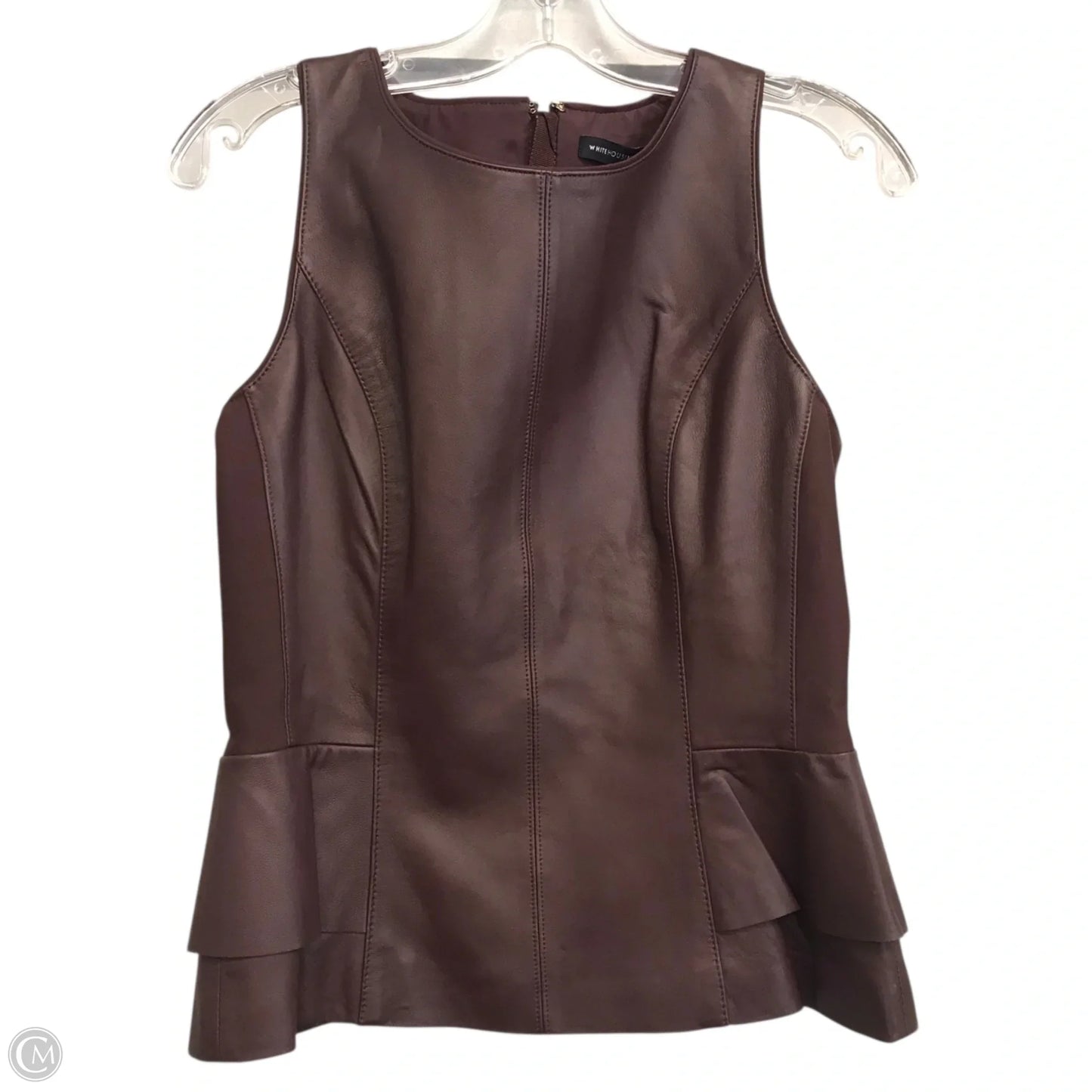 Top Sleeveless By White House Black Market In Brown, Size: S