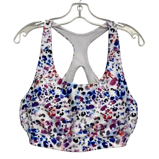 Athletic Bra By Dsg Outerwear In Purple & White, Size:Xl
