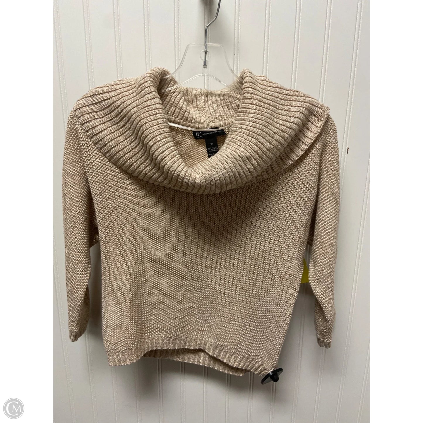 Sweater By Inc In Gold, Size: Xs