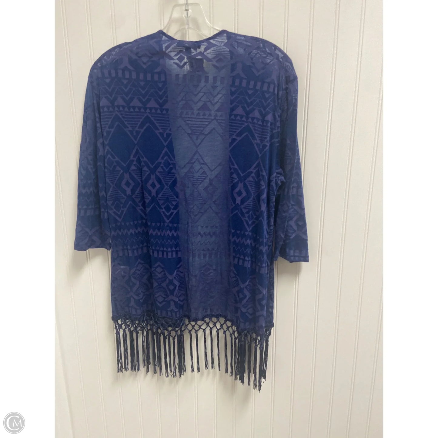 Shawl Designer By Neiman Marcus In Blue, Size: M