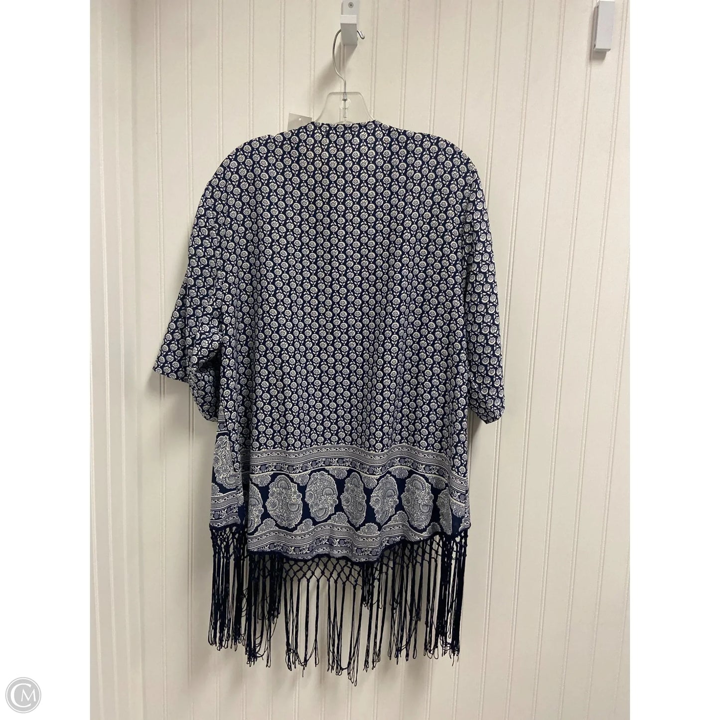 Shawl Designer By Neiman Marcus In Blue, Size: M