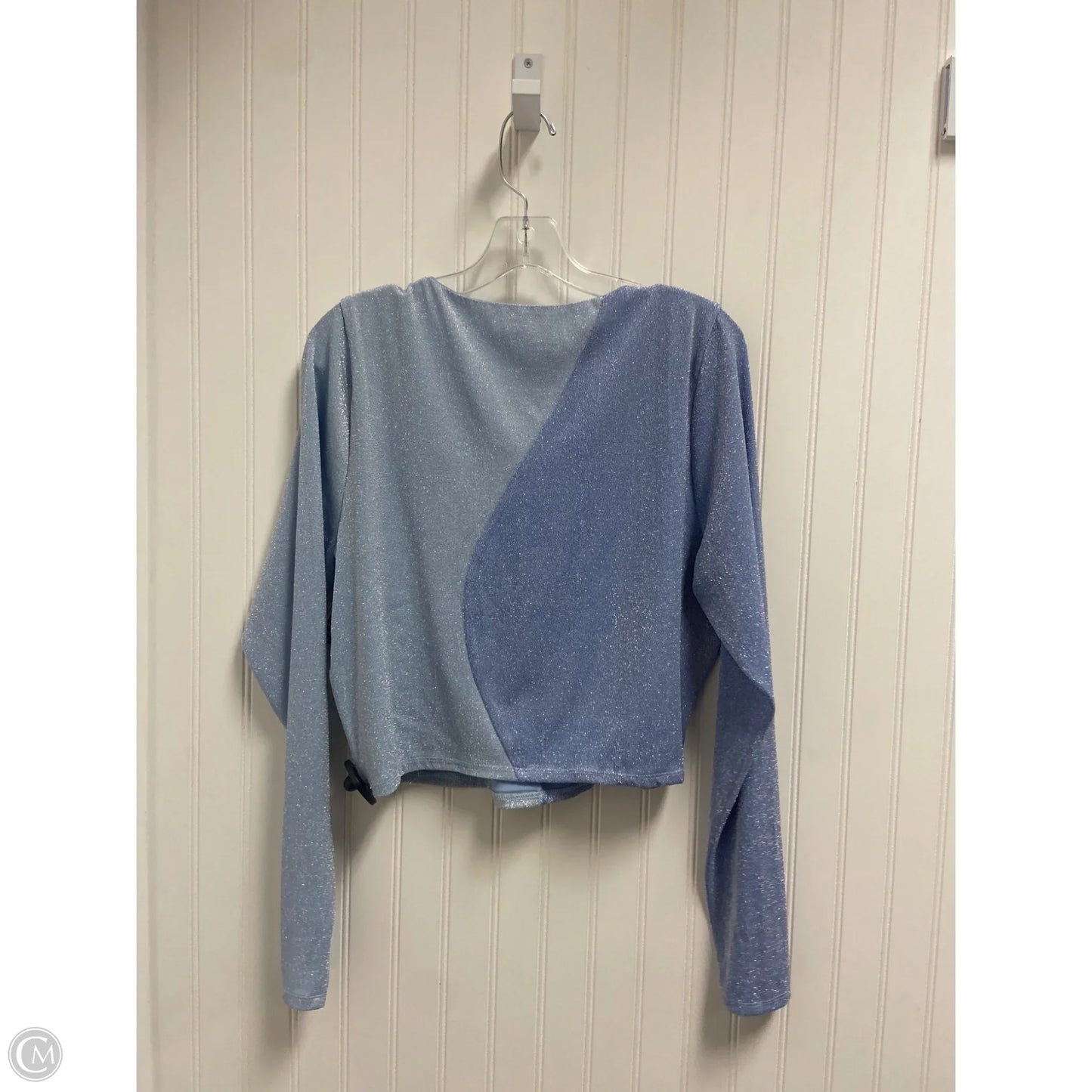 Top Long Sleeve By Nakedwardrobe In Blue, Size: 3x