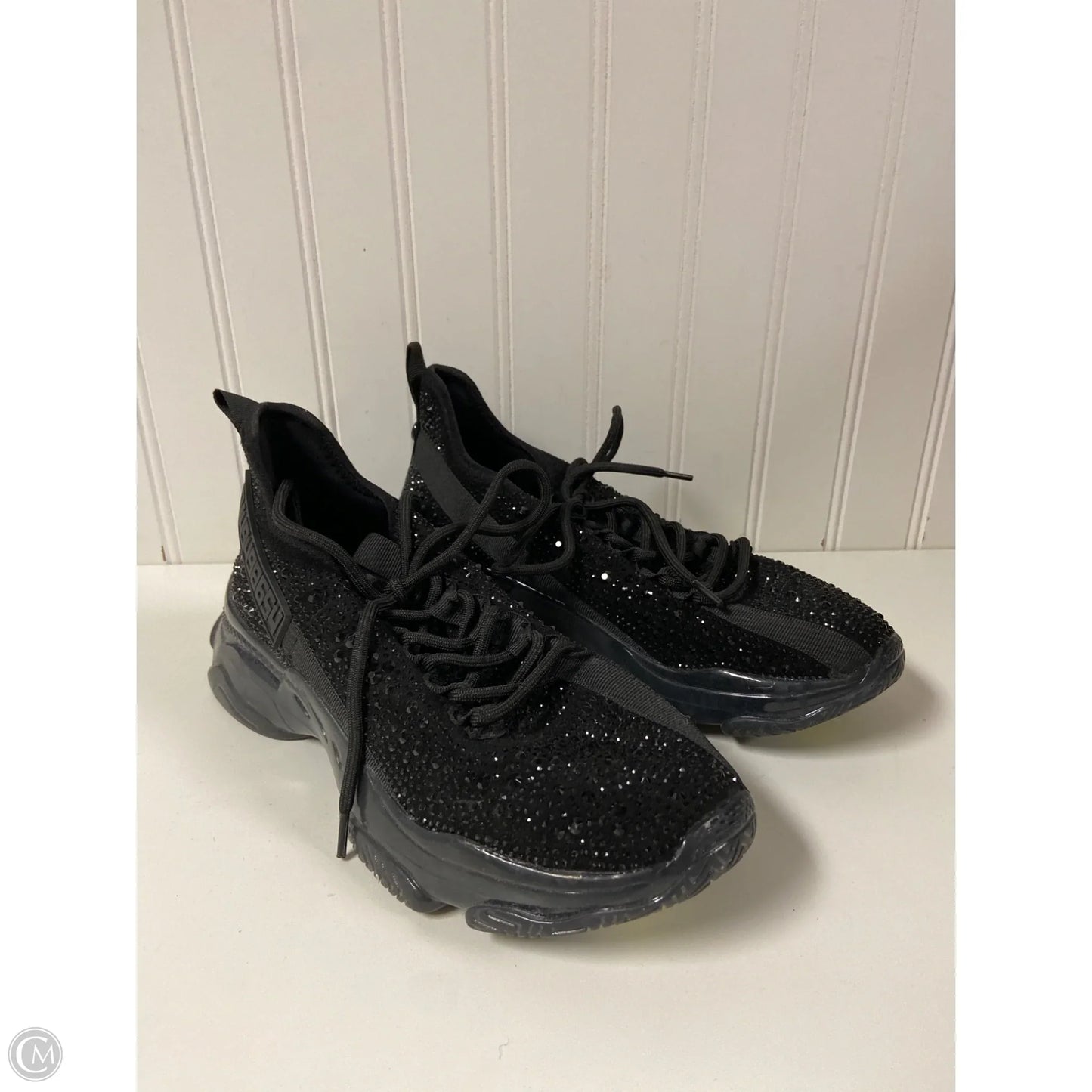Shoes Athletic By Steve Madden In Black, Size: 9