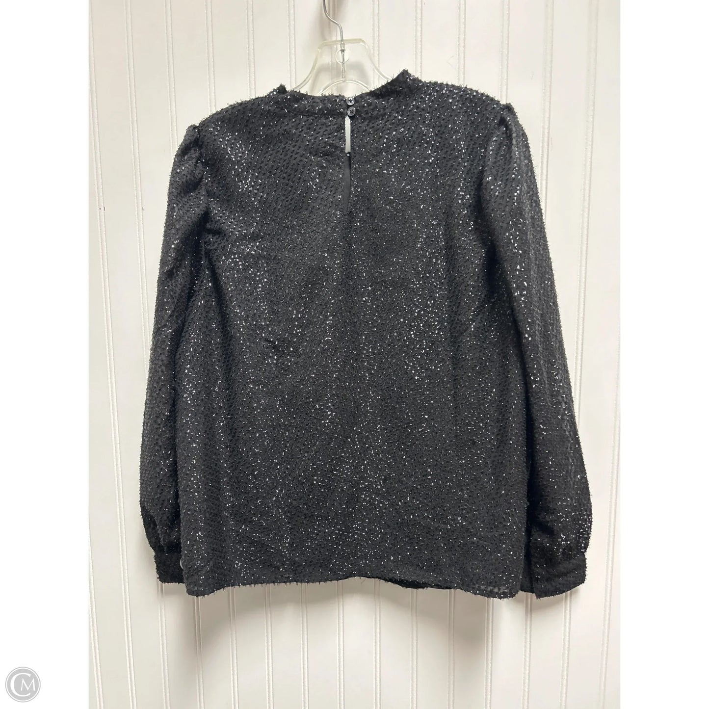 Top Long Sleeve By Ann Taylor In Black, Size: Lp