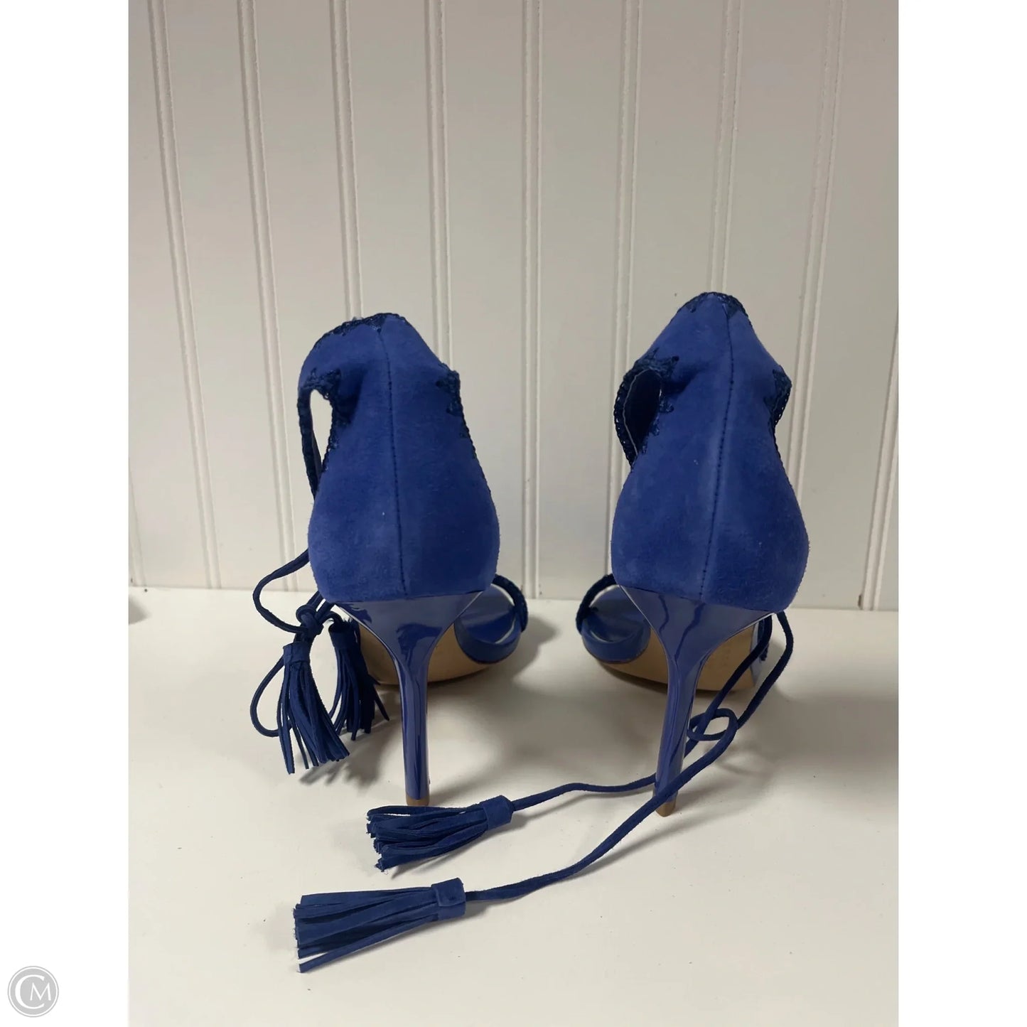 Sandals Heels Stiletto By White House Black Market In Blue, Size: 9