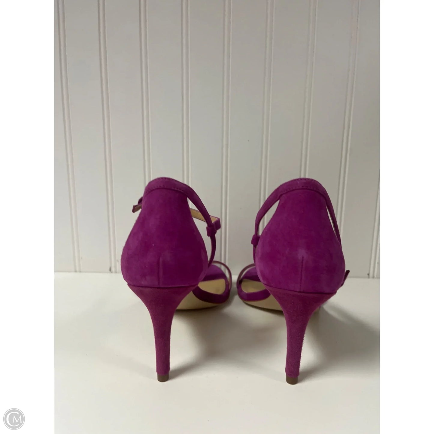 Sandals Heels Stiletto By Michael By Michael Kors In Purple, Size: 9
