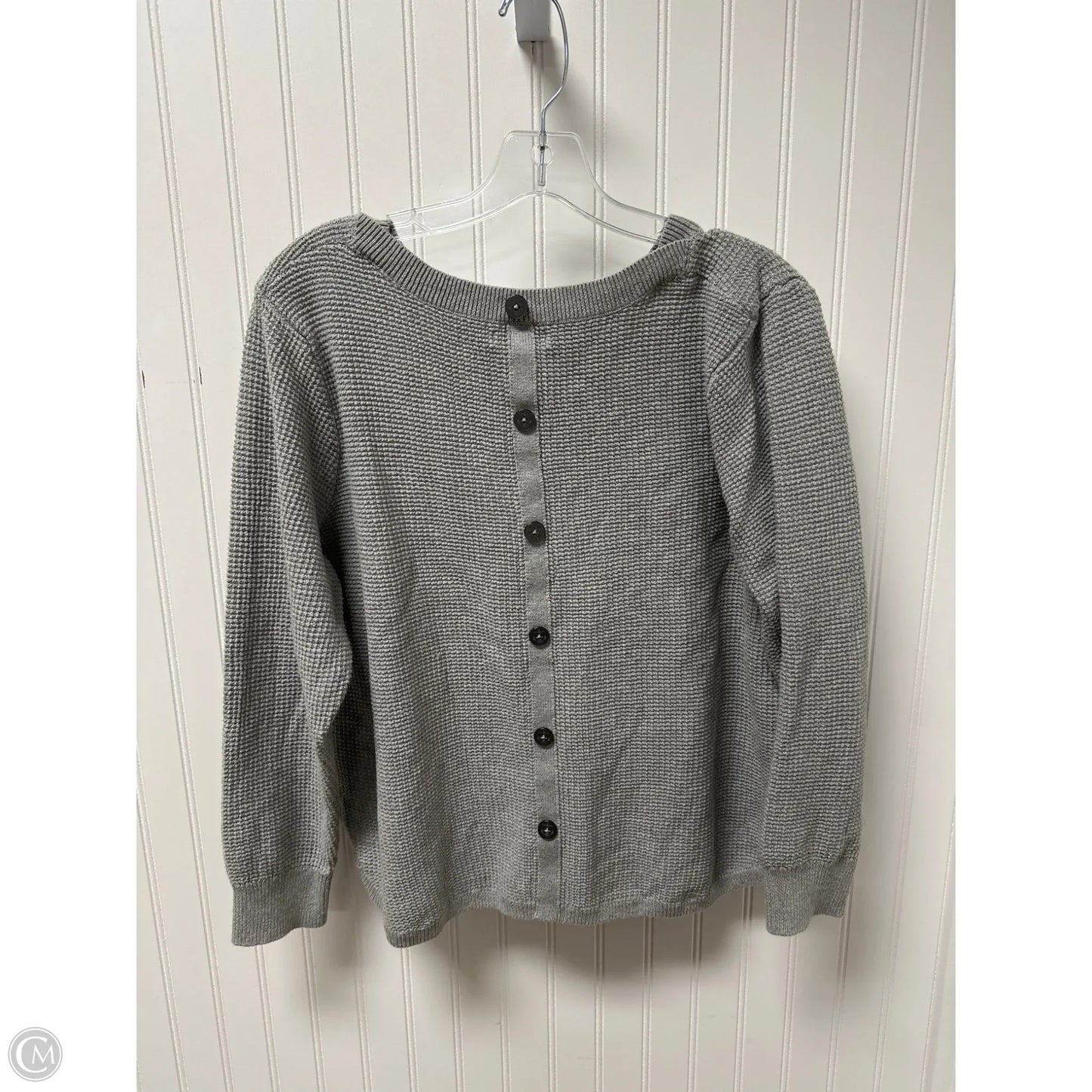 Sweater By Nautica In Grey, Size: Xl