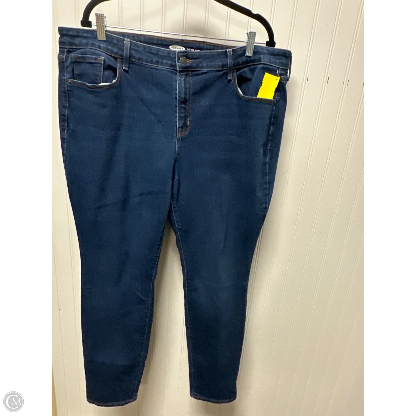 Jeans Skinny By Old Navy In Blue Denim, Size: 18