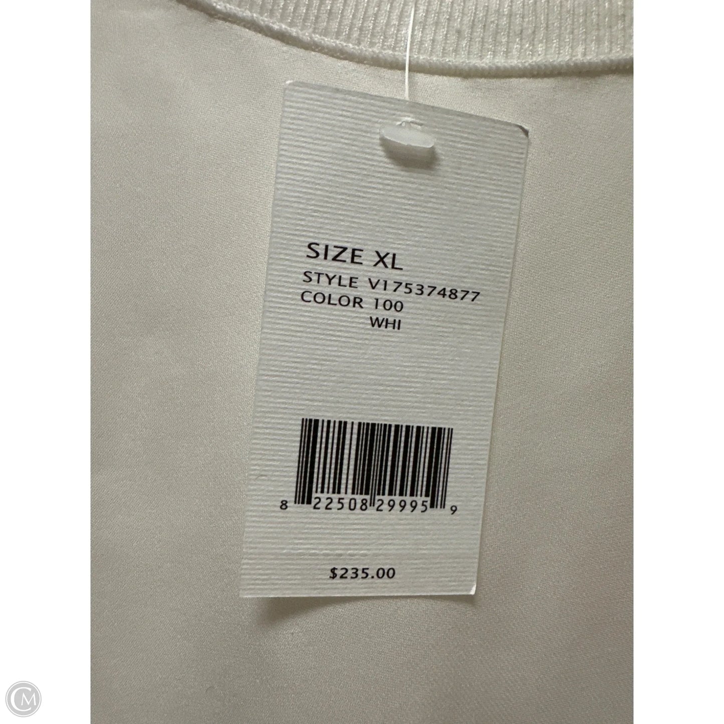 Top Long Sleeve By Vince In Cream, Size: Xl