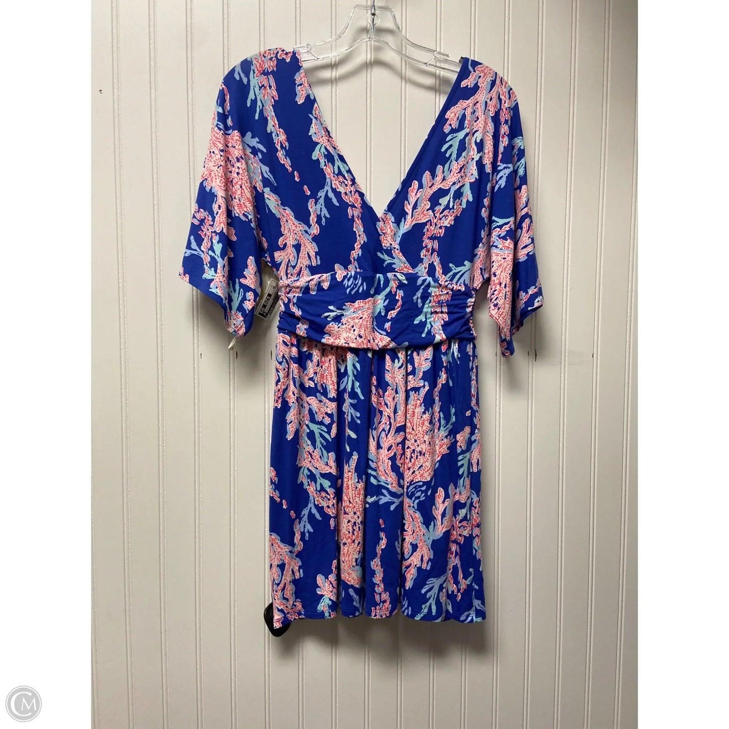 Dress Designer By Lilly Pulitzer In Blue & Pink, Size: Xs