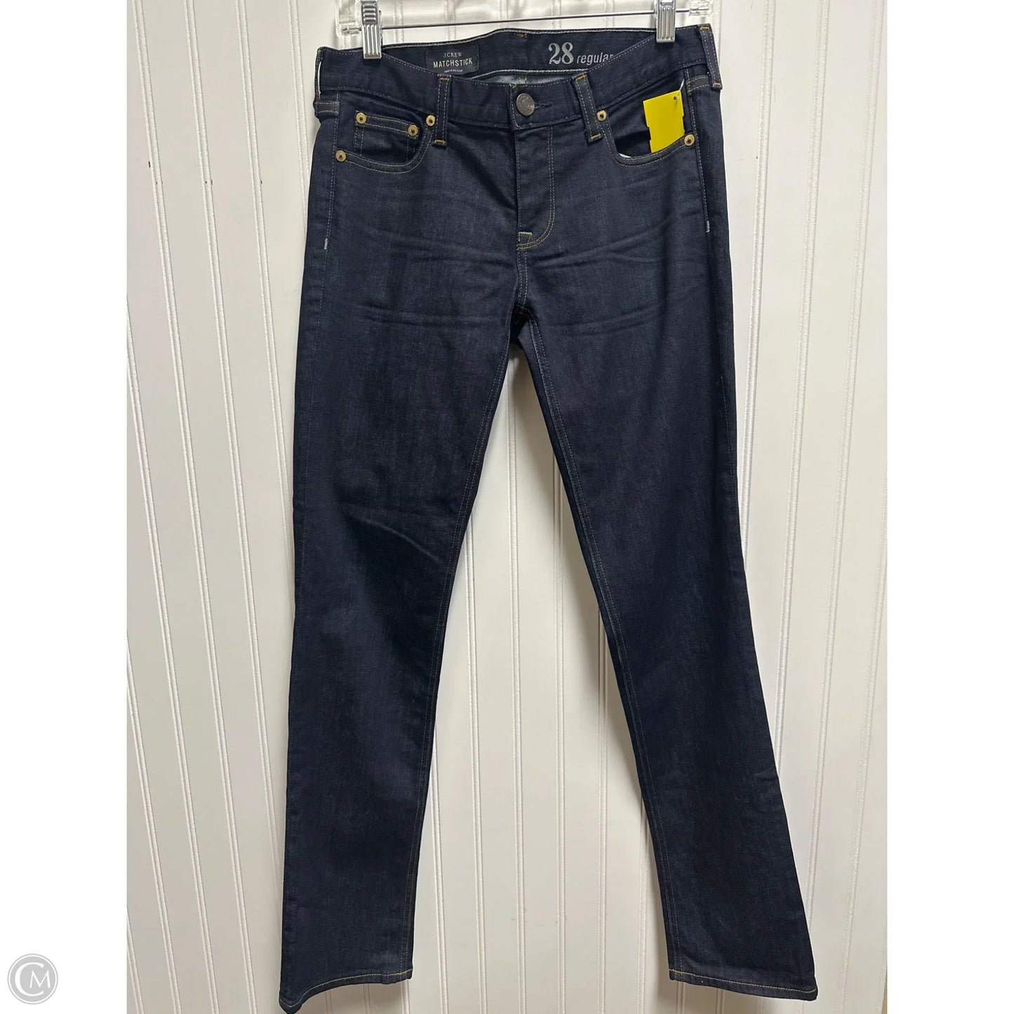 Jeans Straight By J. Crew In Blue Denim, Size: 6