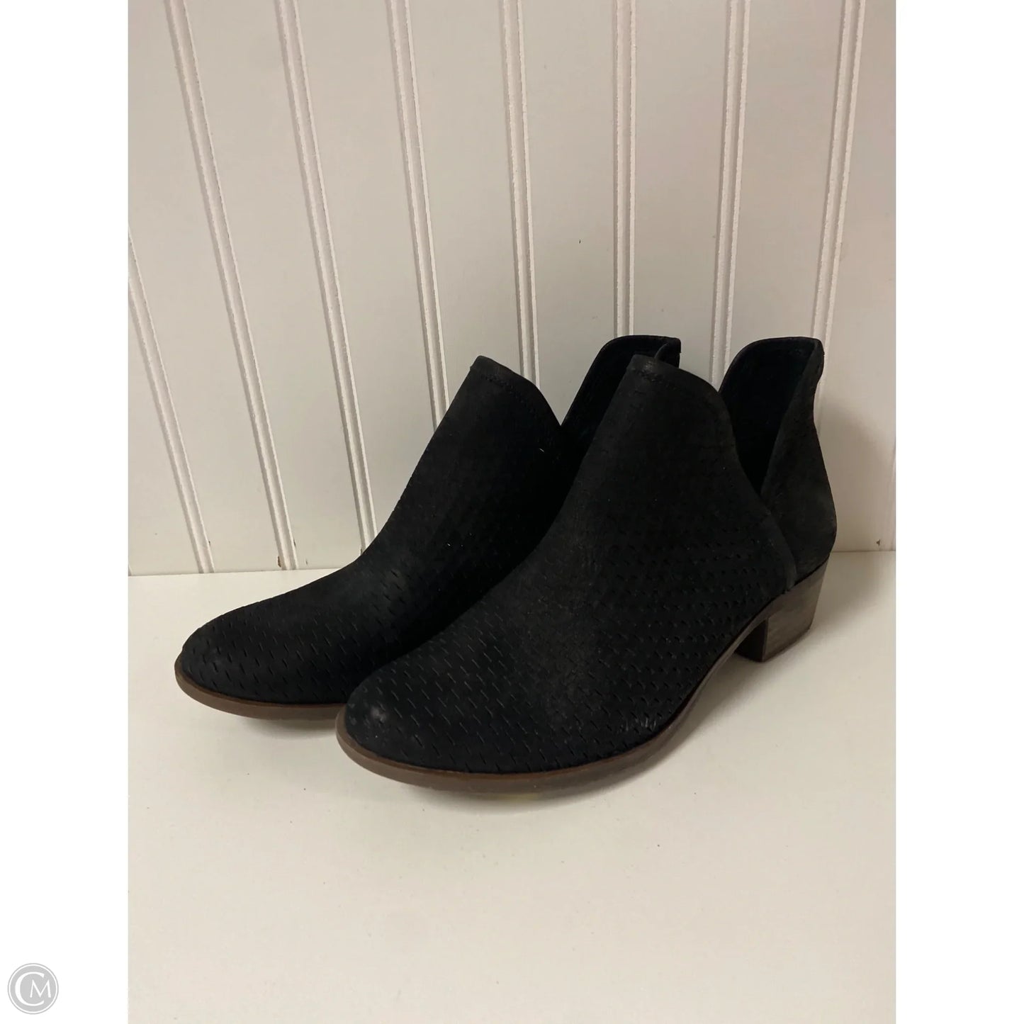 Boots Ankle Heels By Lucky Brand In Black, Size: 7.5