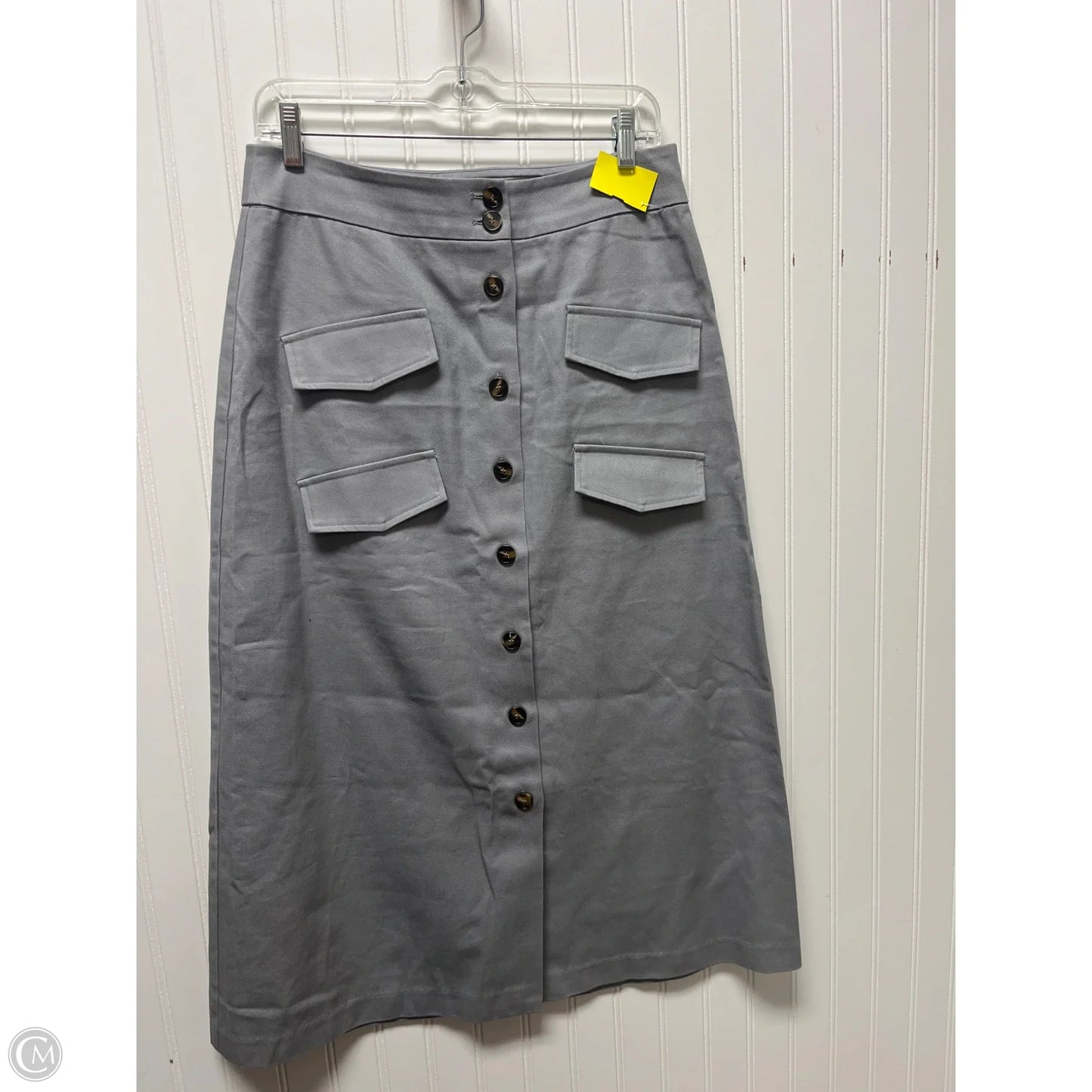 Skirt Maxi By Mare Mare In Grey, Size: 10