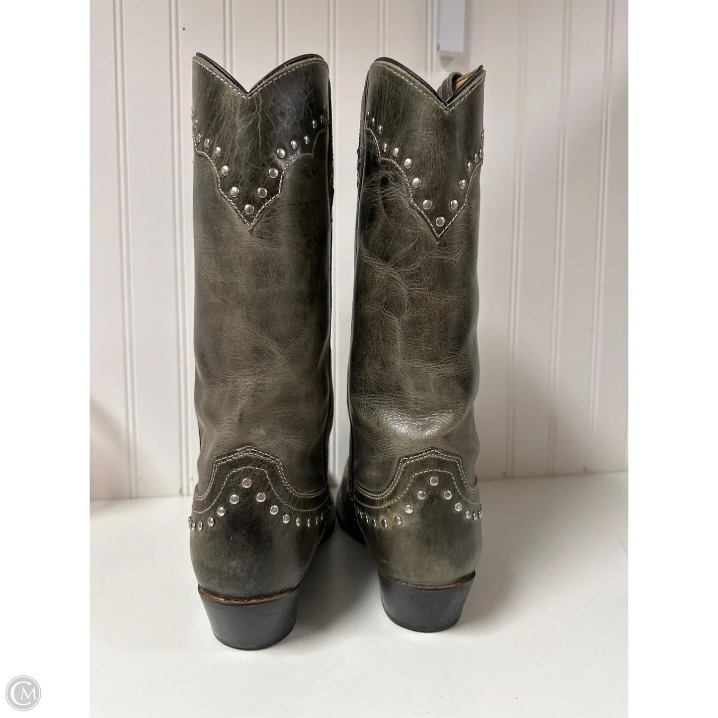 Boots Western By Old West In Green, Size: 9