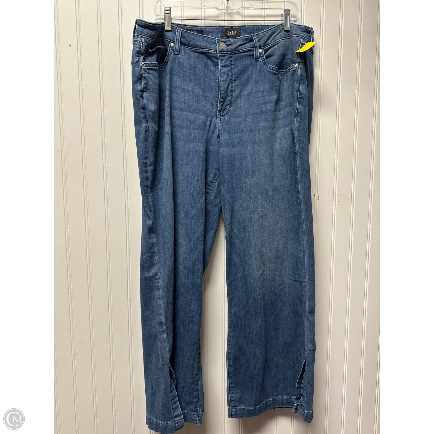 Jeans Wide Leg By Not Your Daughters Jeans In Blue Denim, Size: 14
