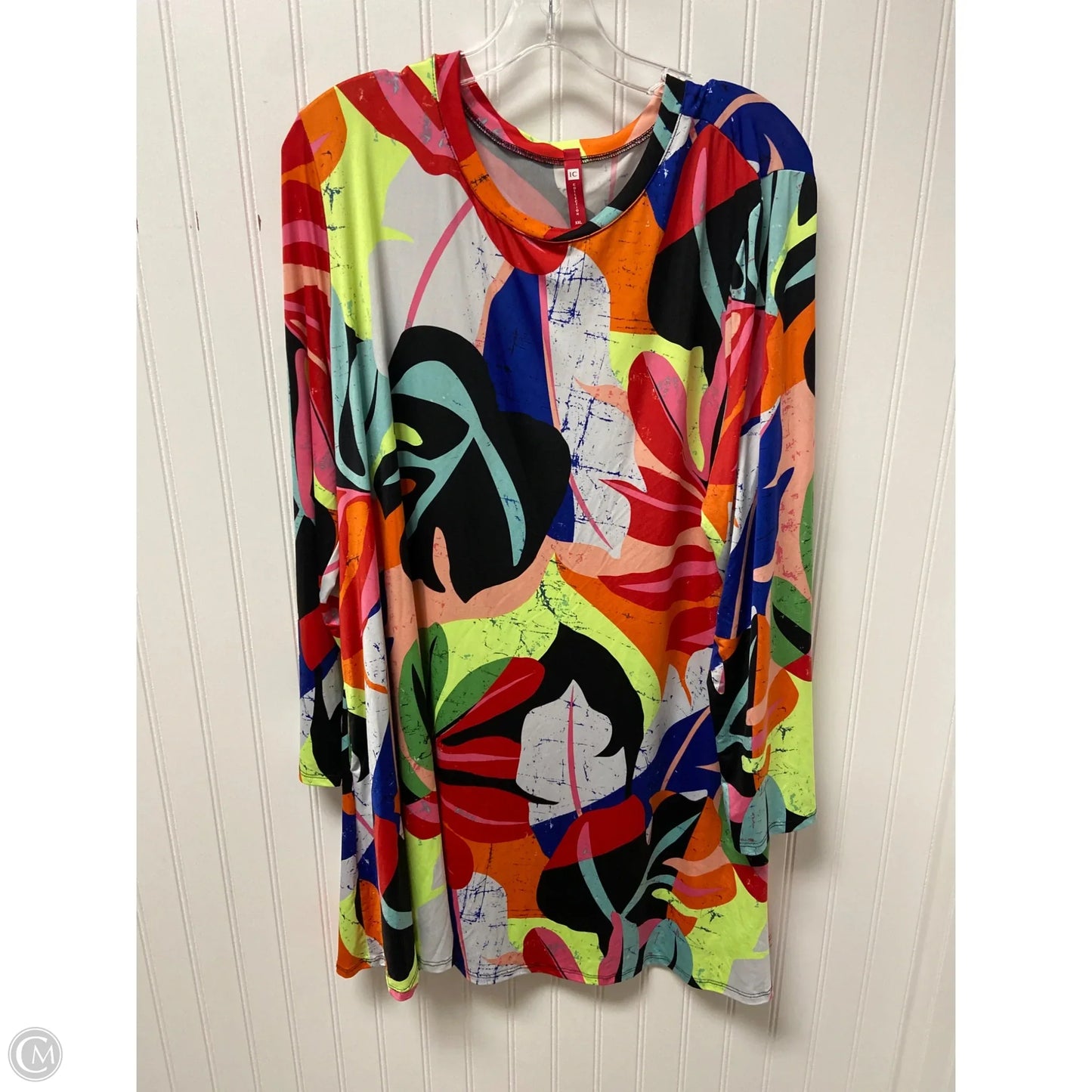 Tunic Long Sleeve By Ic By Connie K In Multi-colored, Size: 2x