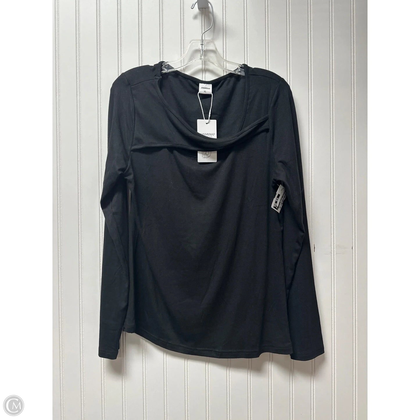 Top Long Sleeve By Clothes Mentor In Black, Size: Xl