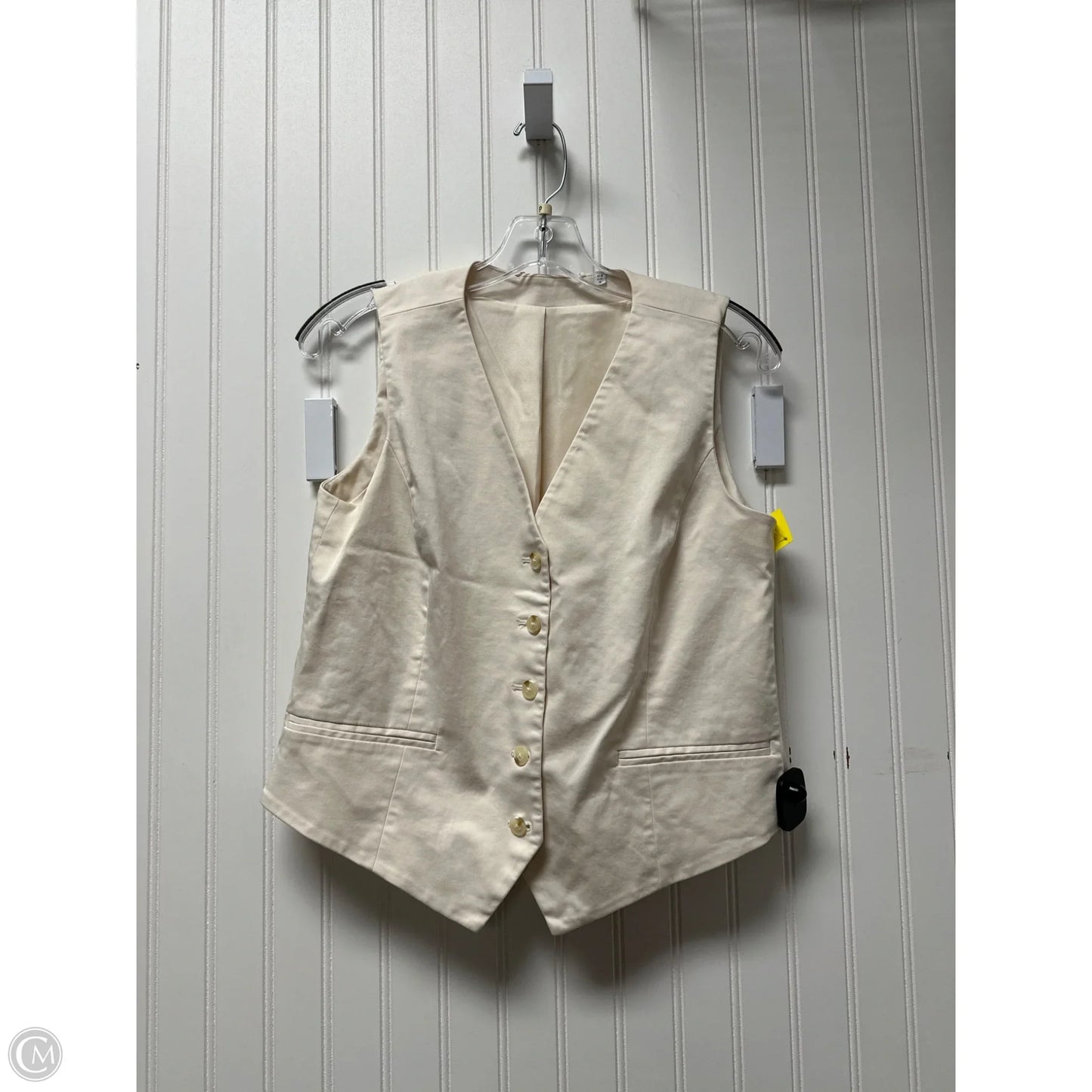 Vest Other By Chicos In Cream, Size: S