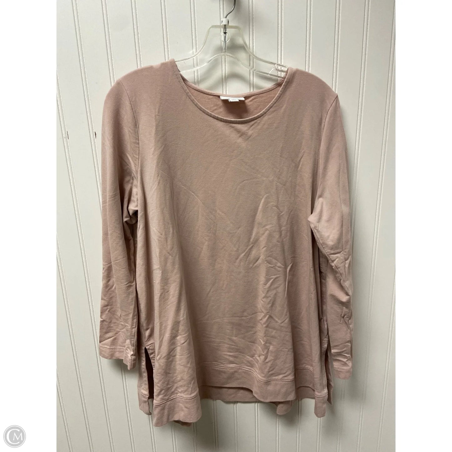 Top Long Sleeve Basic By Pure Jill In Pink, Size: L