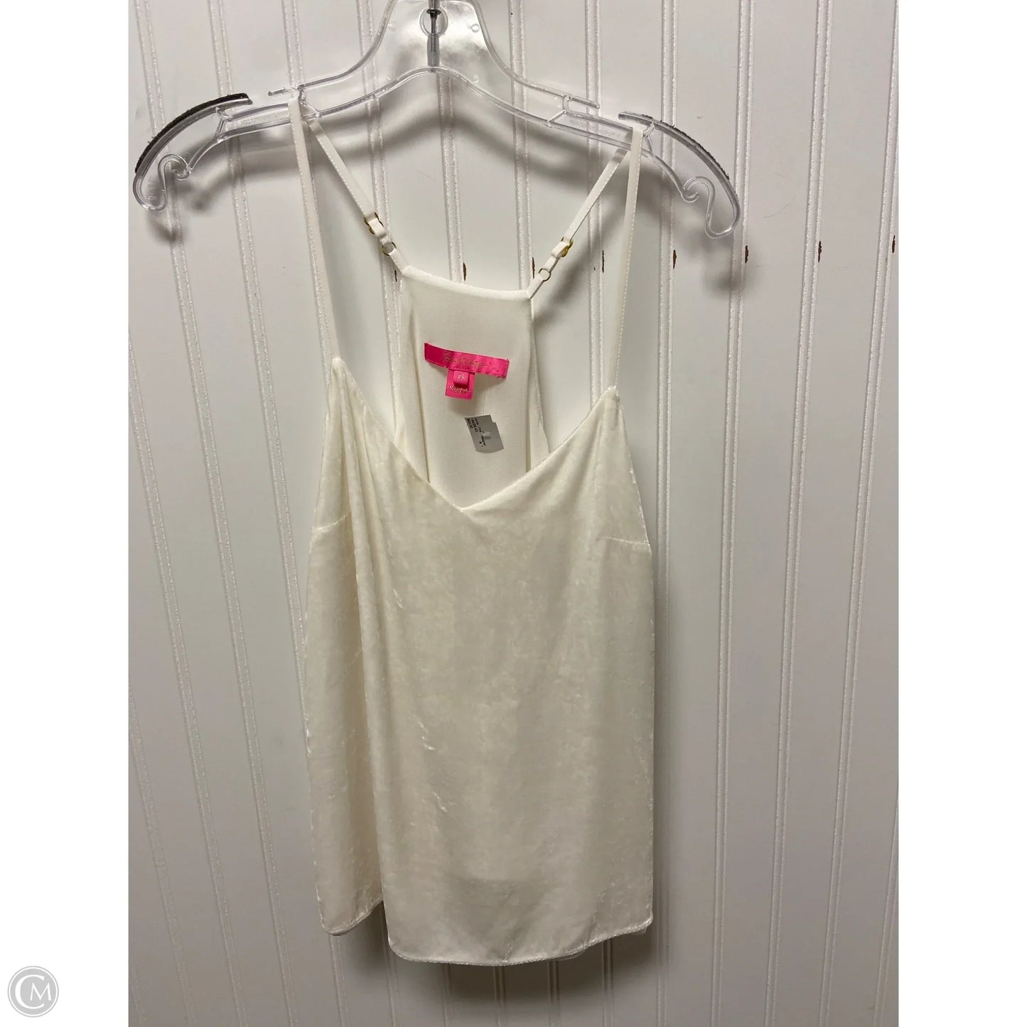 Tank Top Designer By Lilly Pulitzer In Cream, Size: Xs