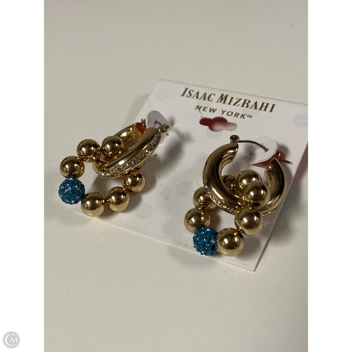 Earrings Hoop By Isaac Mizrahi, Size: 1