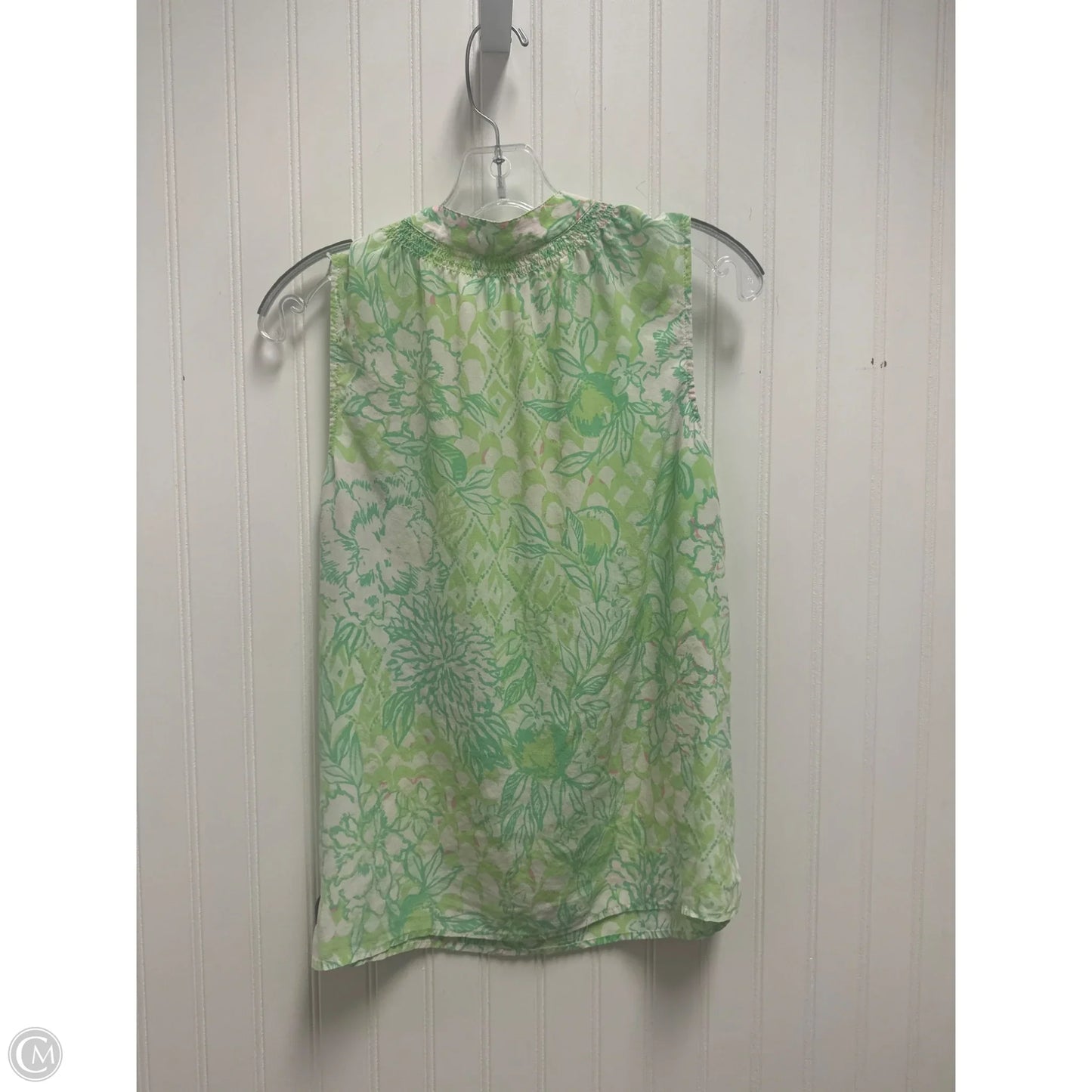 Tank Top Designer By Lilly Pulitzer In Green, Size: S
