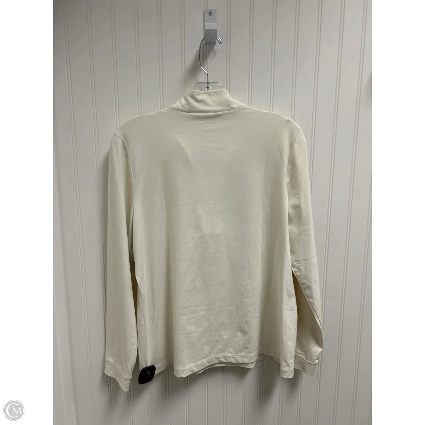 Athletic Jacket By Chicos In Beige, Size: L