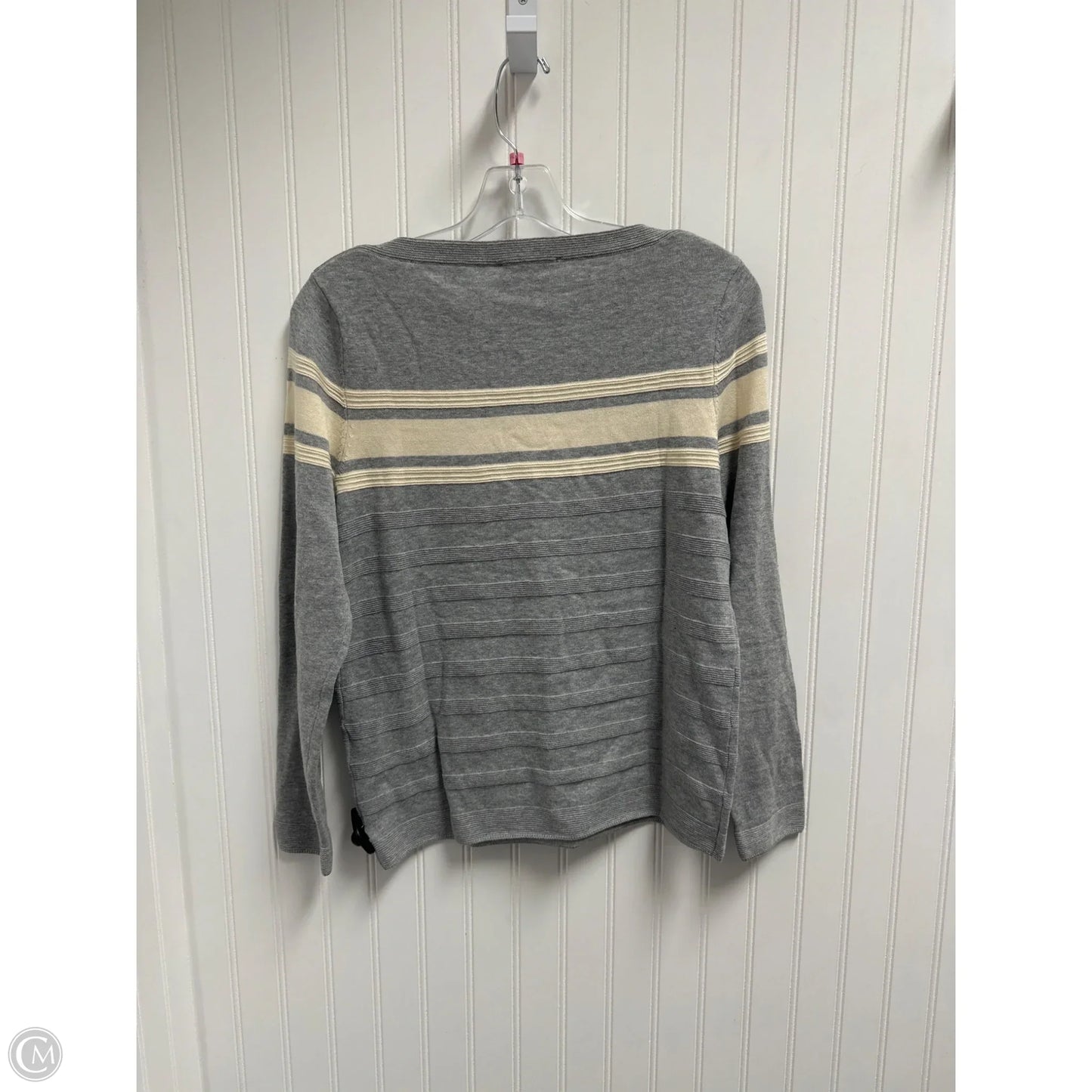 Sweater By Nautica In Grey, Size: S