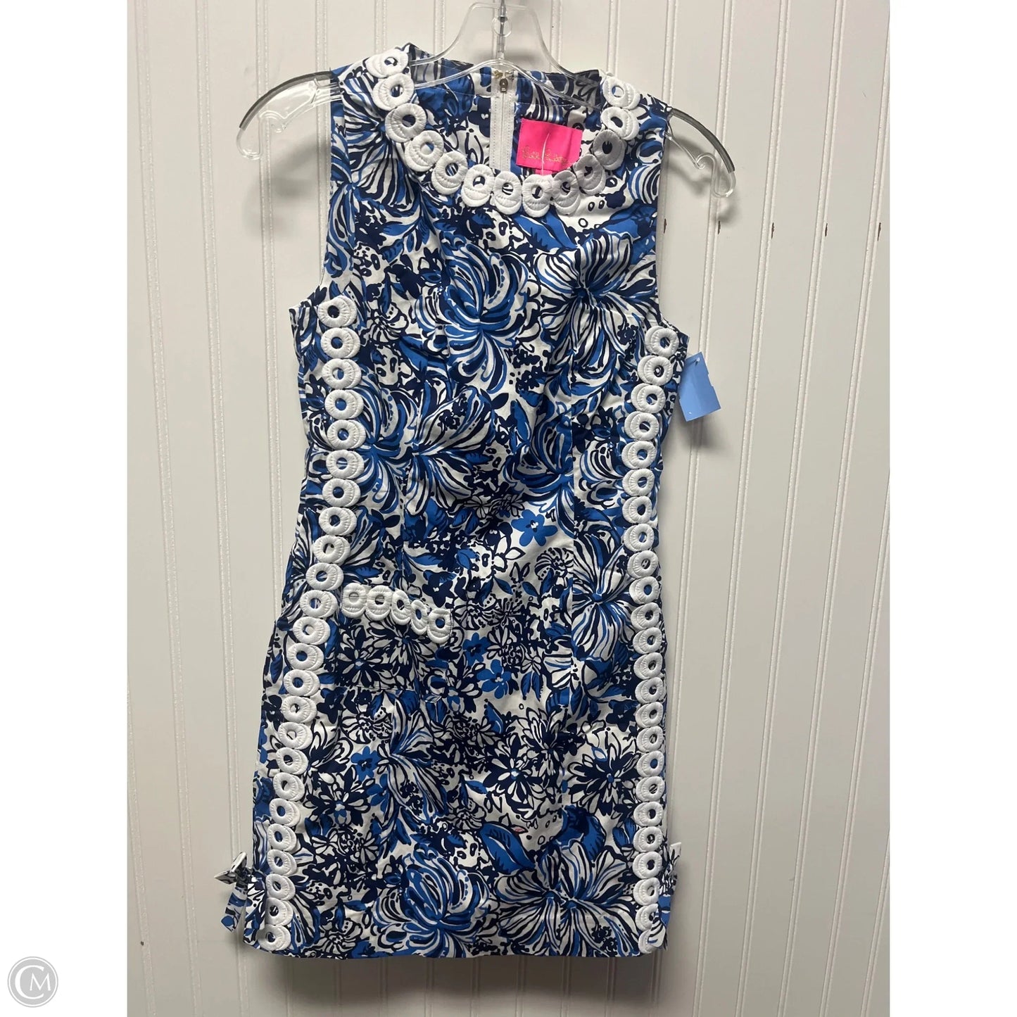 Dress Designer By Lilly Pulitzer In Blue & White, Size: Xs