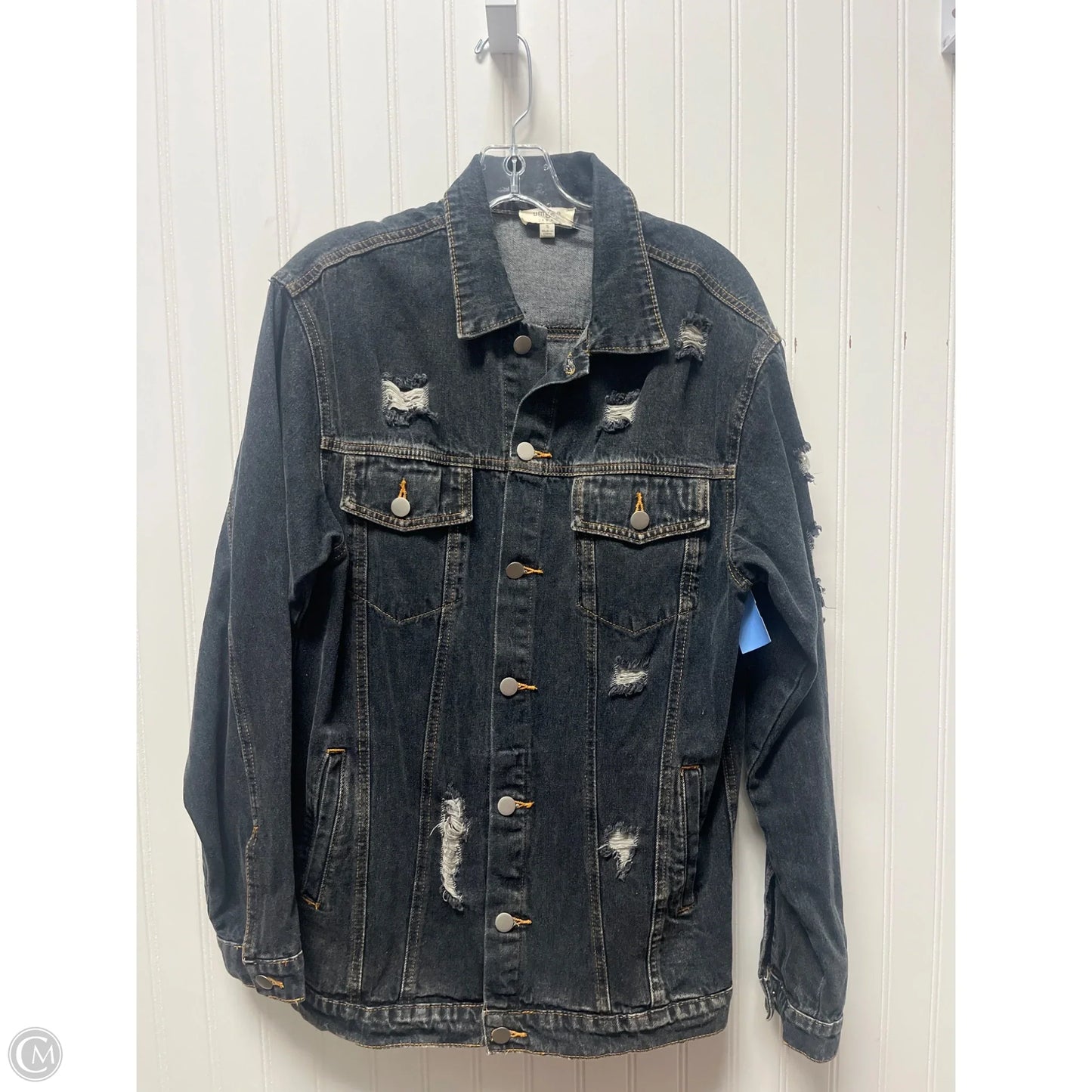 Jacket Denim By Umgee In Grey, Size: S